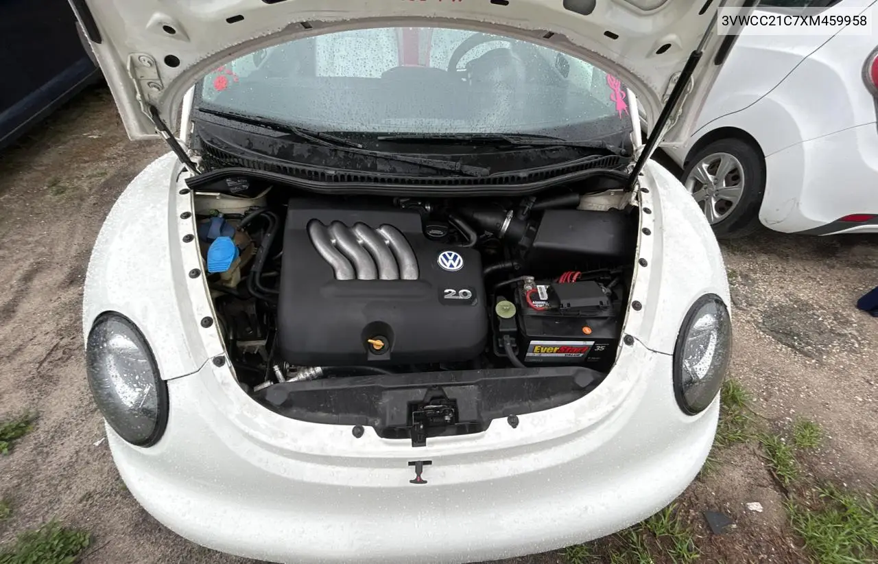 1999 Volkswagen New Beetle Gls VIN: 3VWCC21C7XM459958 Lot: 56958535