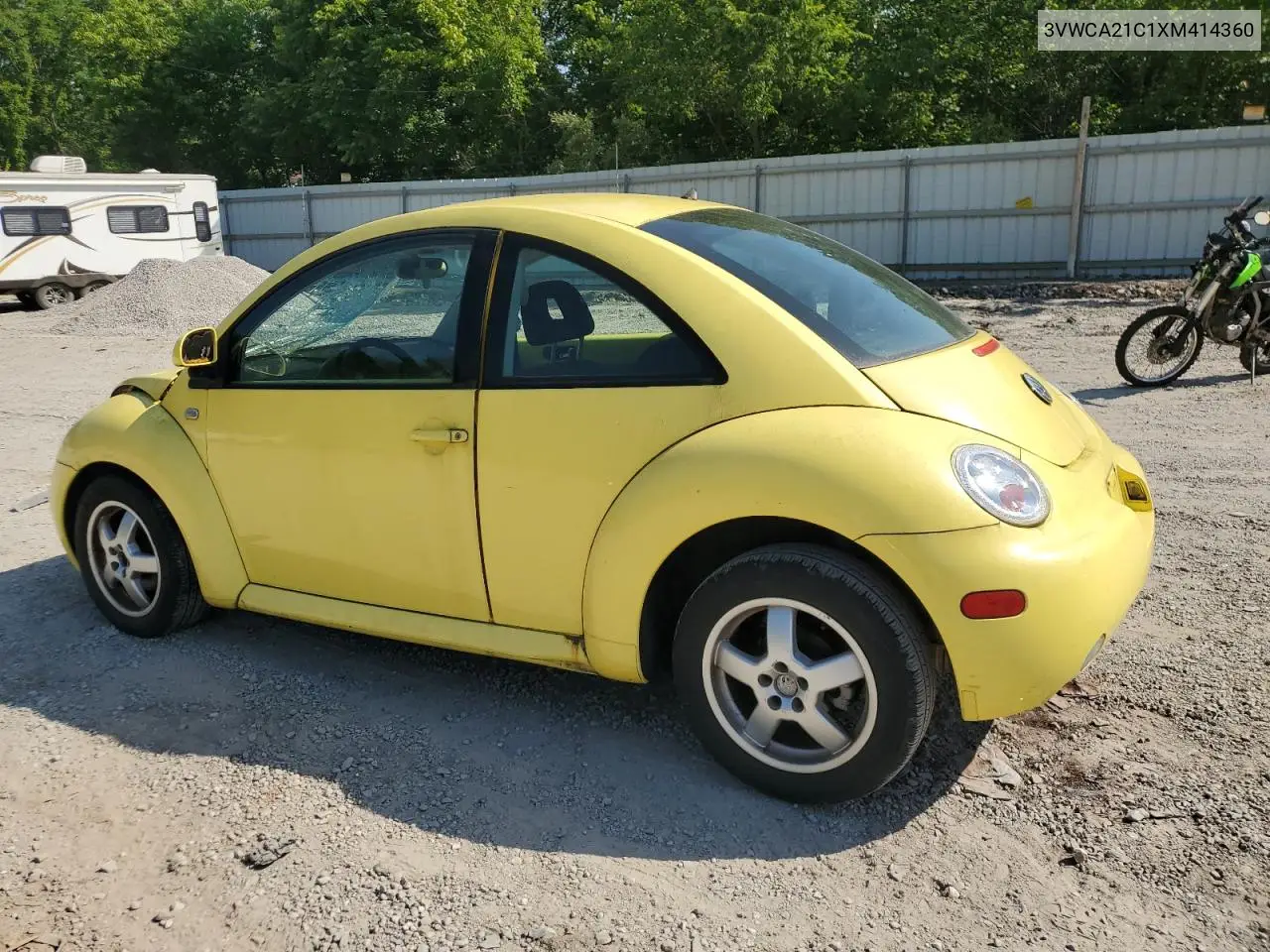 1999 Volkswagen New Beetle Gls VIN: 3VWCA21C1XM414360 Lot: 61783495