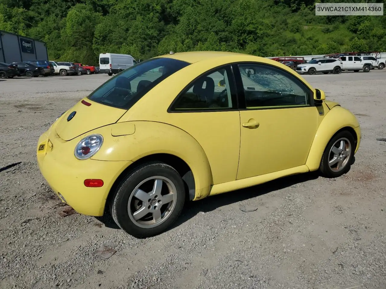 1999 Volkswagen New Beetle Gls VIN: 3VWCA21C1XM414360 Lot: 61783495