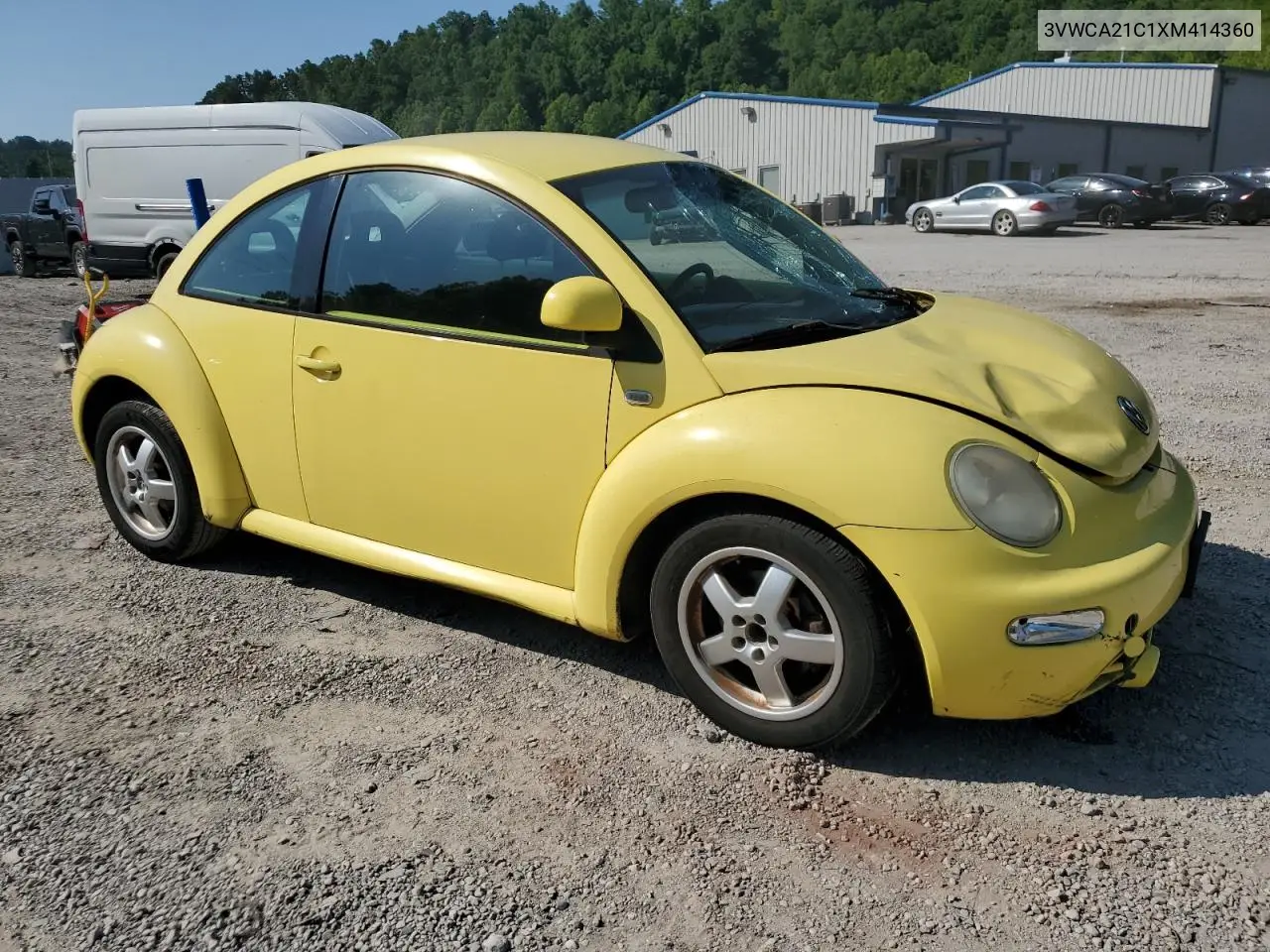 1999 Volkswagen New Beetle Gls VIN: 3VWCA21C1XM414360 Lot: 61783495