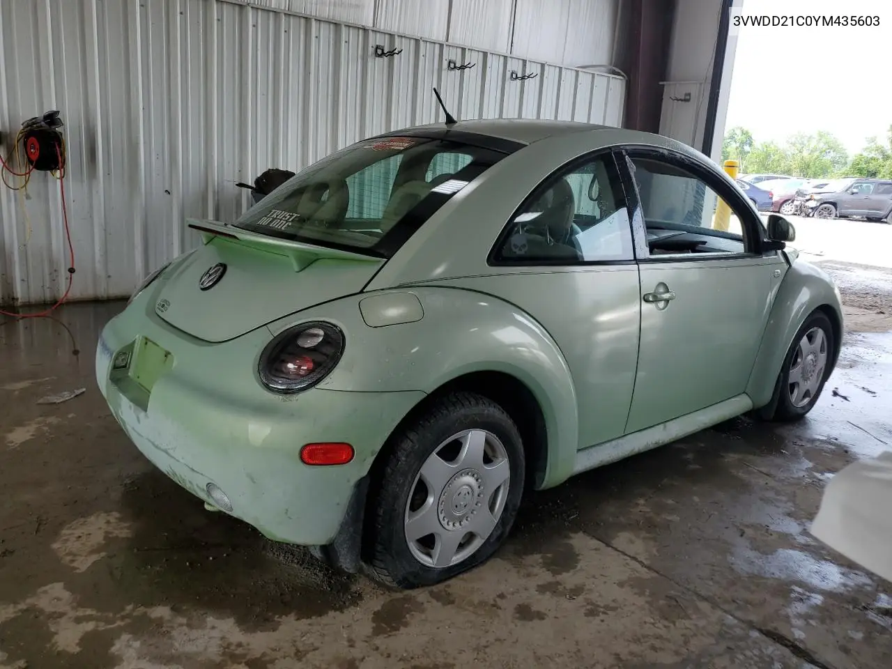 2000 Volkswagen New Beetle Glx VIN: 3VWDD21C0YM435603 Lot: 63049625