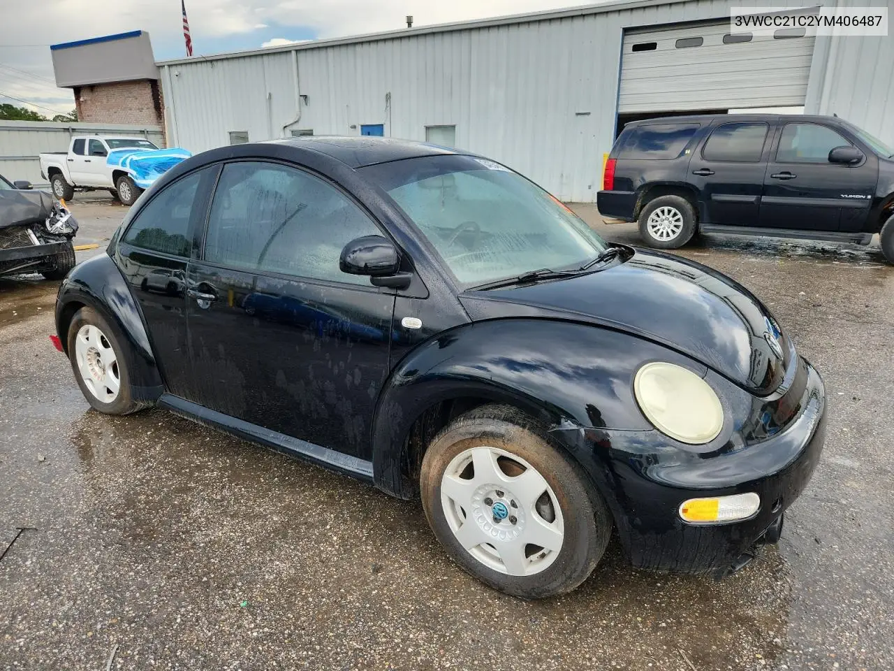 2000 Volkswagen New Beetle Gls VIN: 3VWCC21C2YM406487 Lot: 64654675
