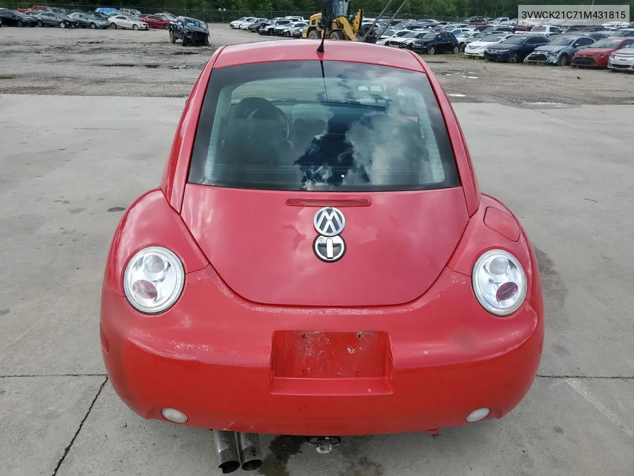 2001 Volkswagen New Beetle Gls VIN: 3VWCK21C71M431815 Lot: 56801875