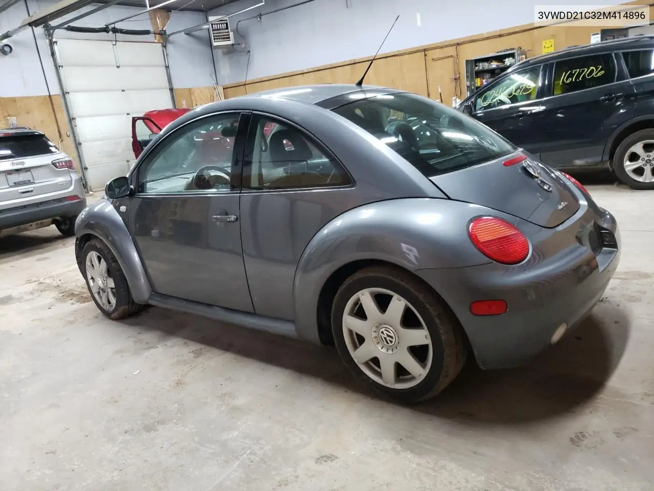 2002 Volkswagen New Beetle Glx VIN: 3VWDD21C32M414896 Lot: 62578725