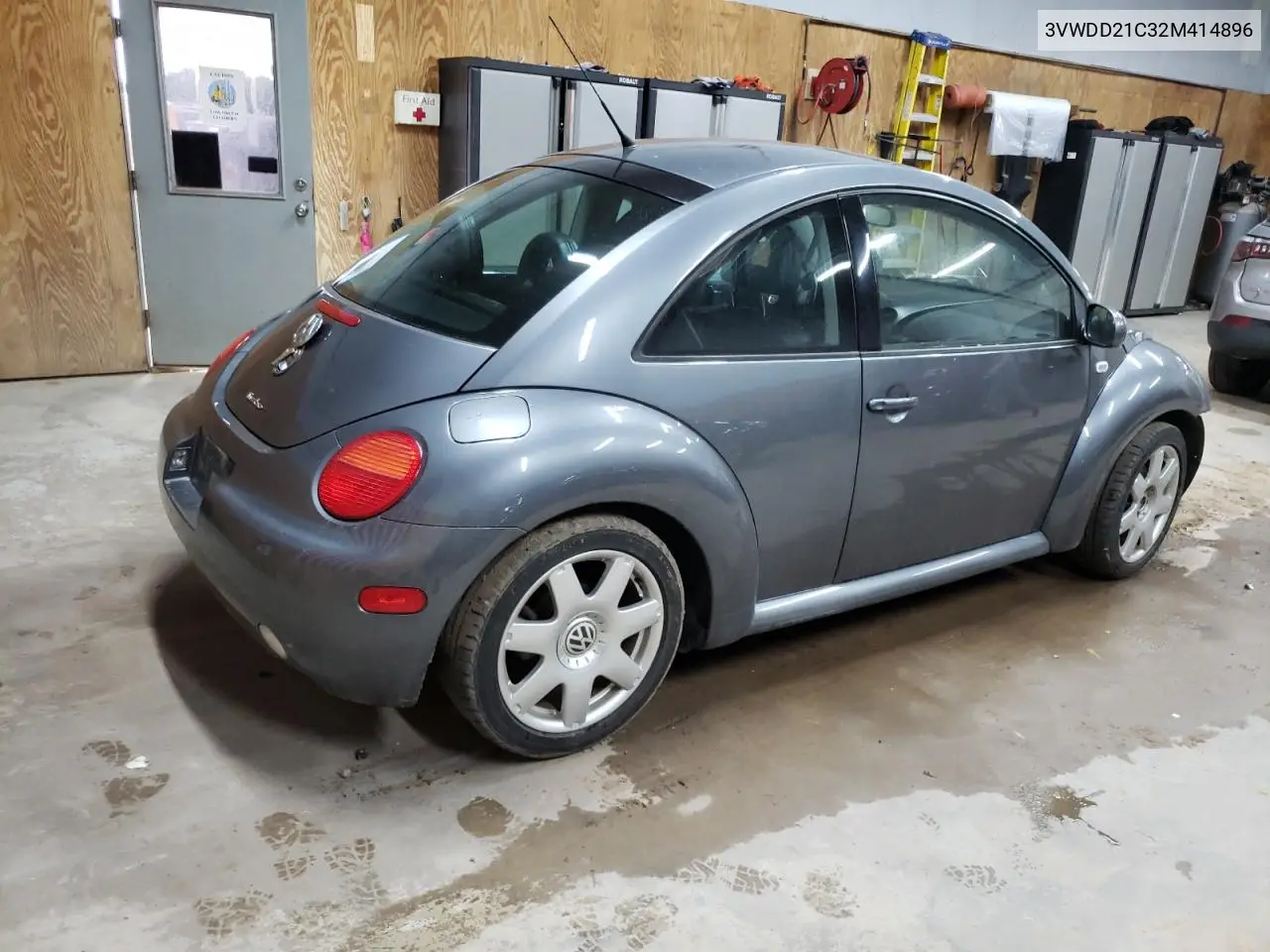 2002 Volkswagen New Beetle Glx VIN: 3VWDD21C32M414896 Lot: 62578725