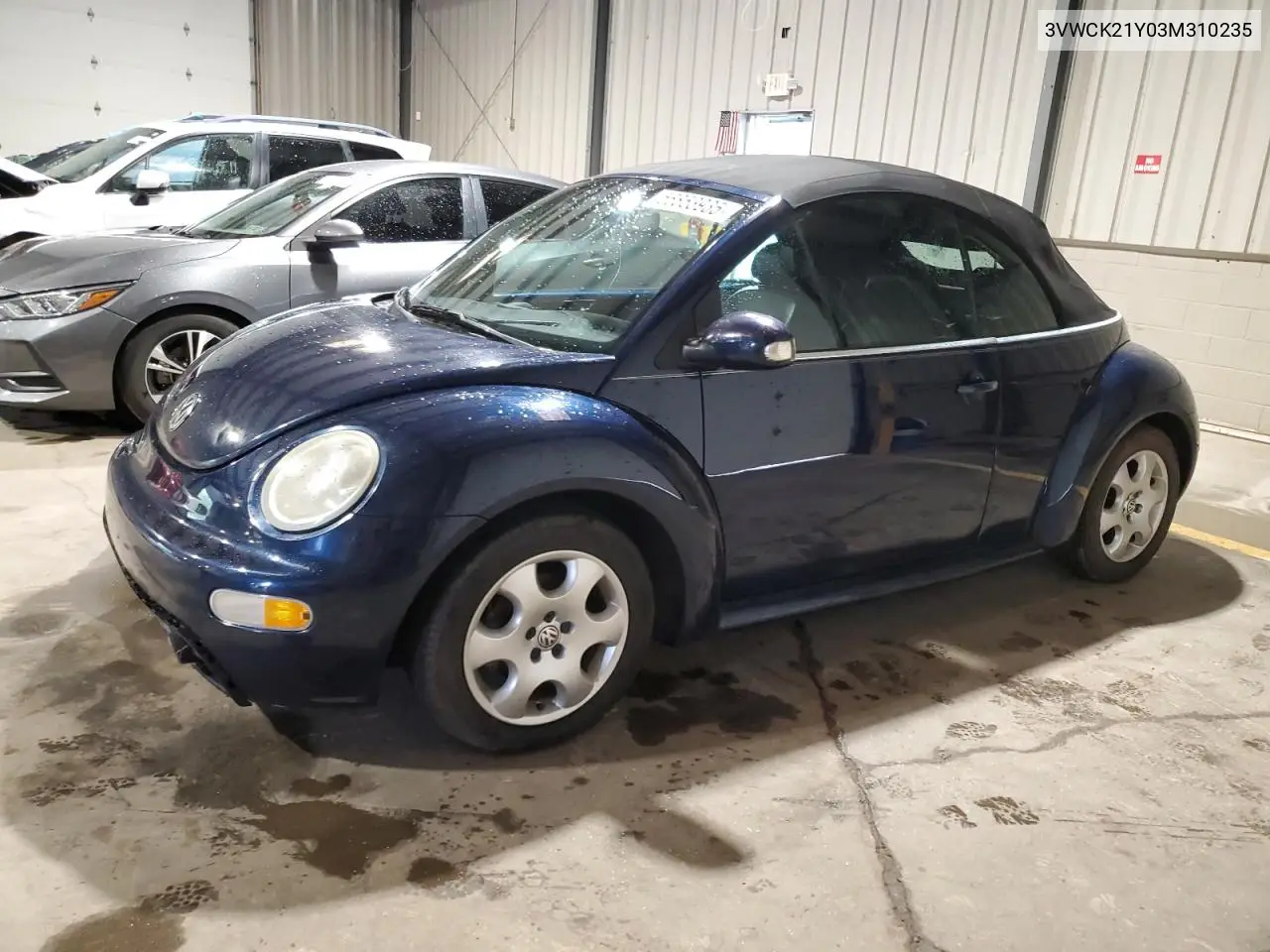 2003 Volkswagen New Beetle Gls VIN: 3VWCK21Y03M310235 Lot: 56853935