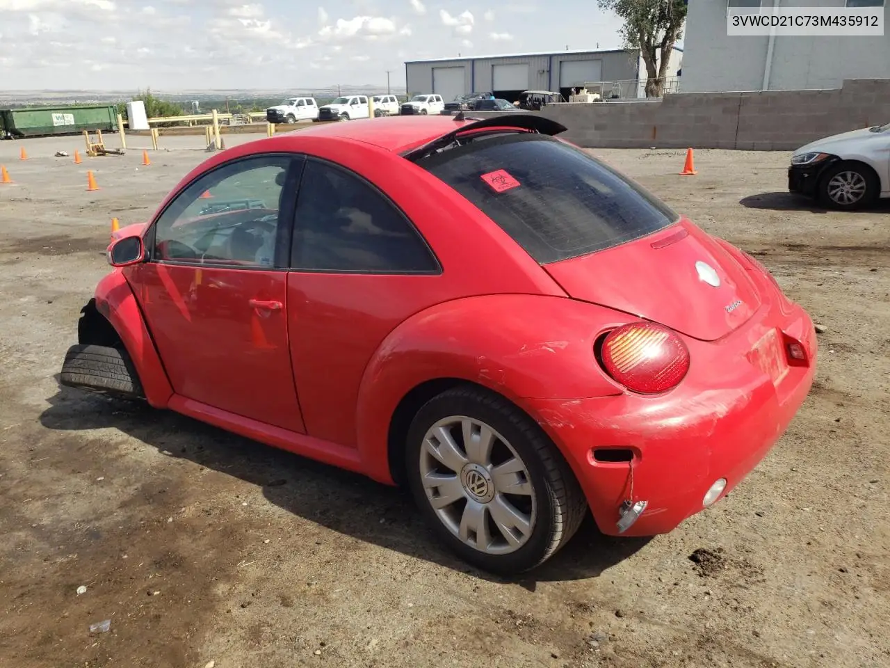 2003 Volkswagen New Beetle Gls VIN: 3VWCD21C73M435912 Lot: 62076385