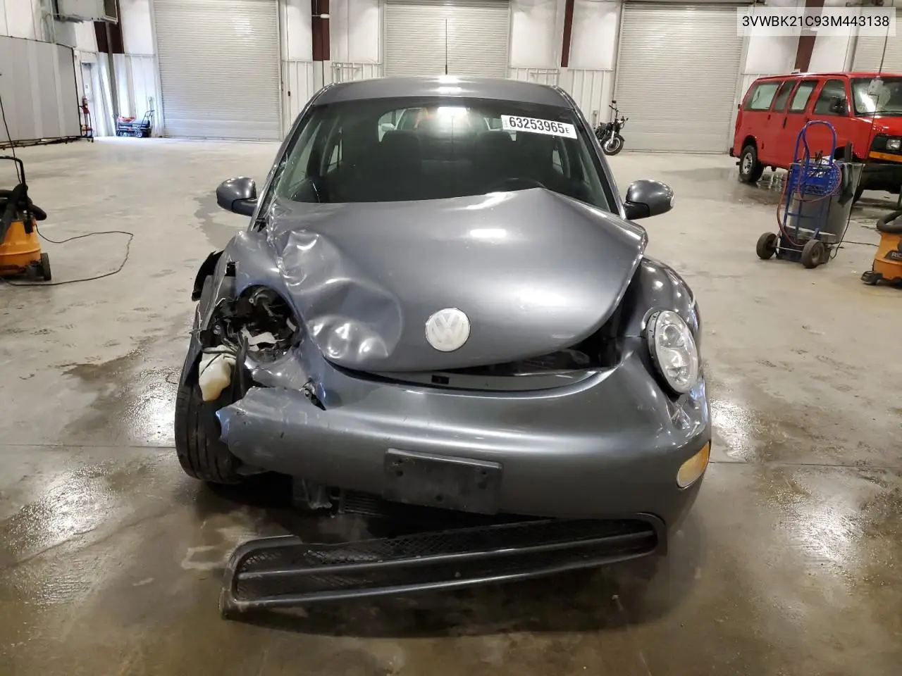 2003 Volkswagen New Beetle Gl VIN: 3VWBK21C93M443138 Lot: 63253965