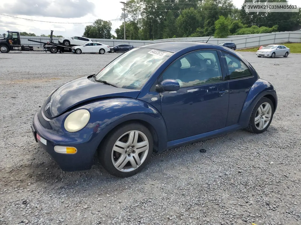 2003 Volkswagen New Beetle Gl VIN: 3VWBK21C33M405033 Lot: 64653615