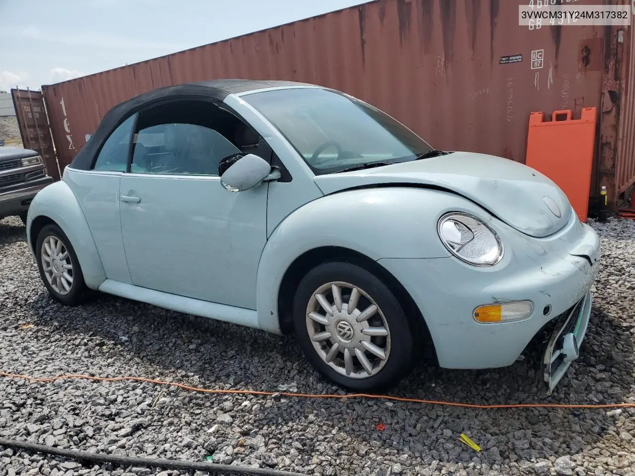 2004 Volkswagen New Beetle Gls VIN: 3VWCM31Y24M317382 Lot: 61826765