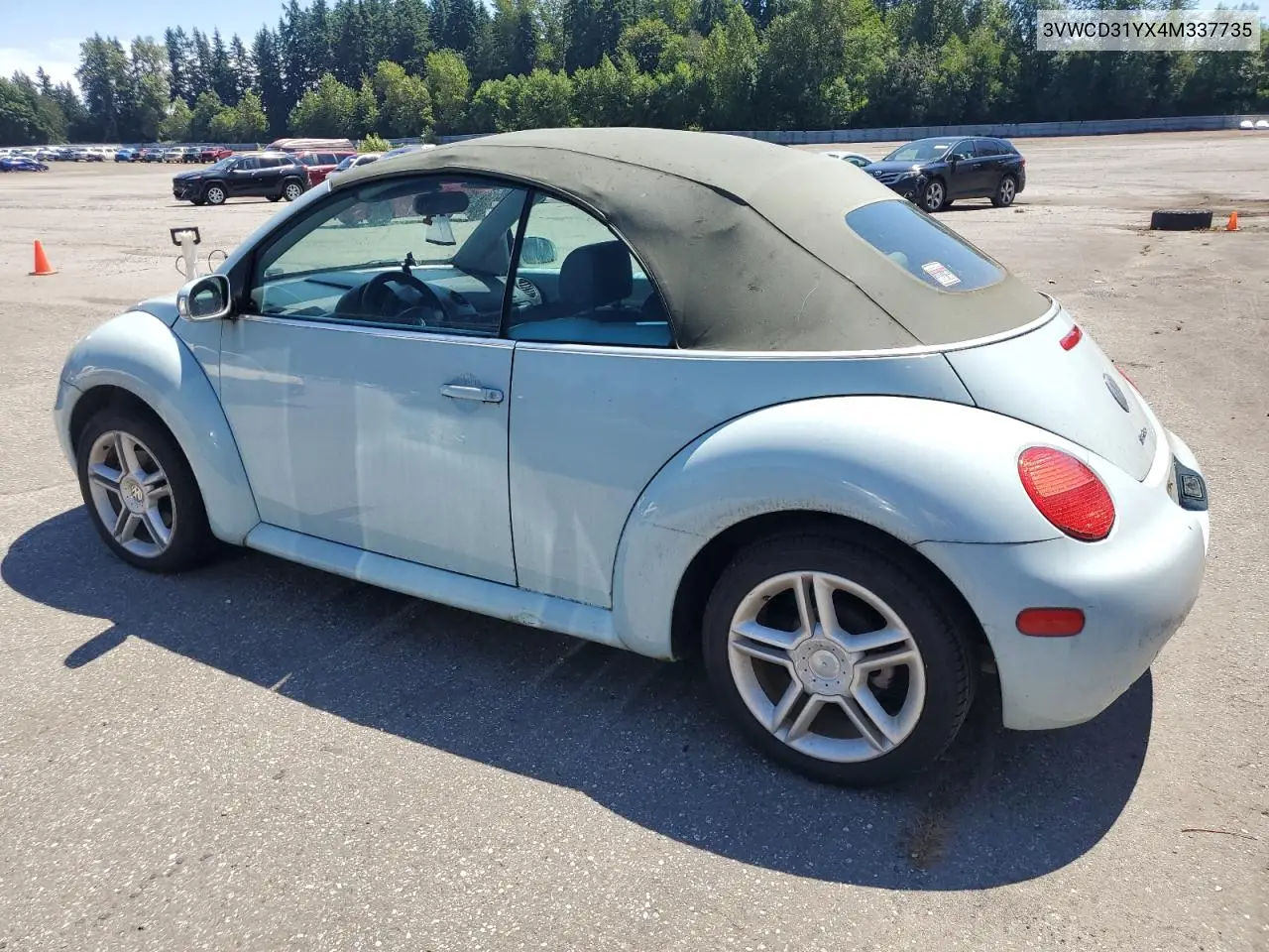 2004 Volkswagen New Beetle Gls VIN: 3VWCD31YX4M337735 Lot: 62219055