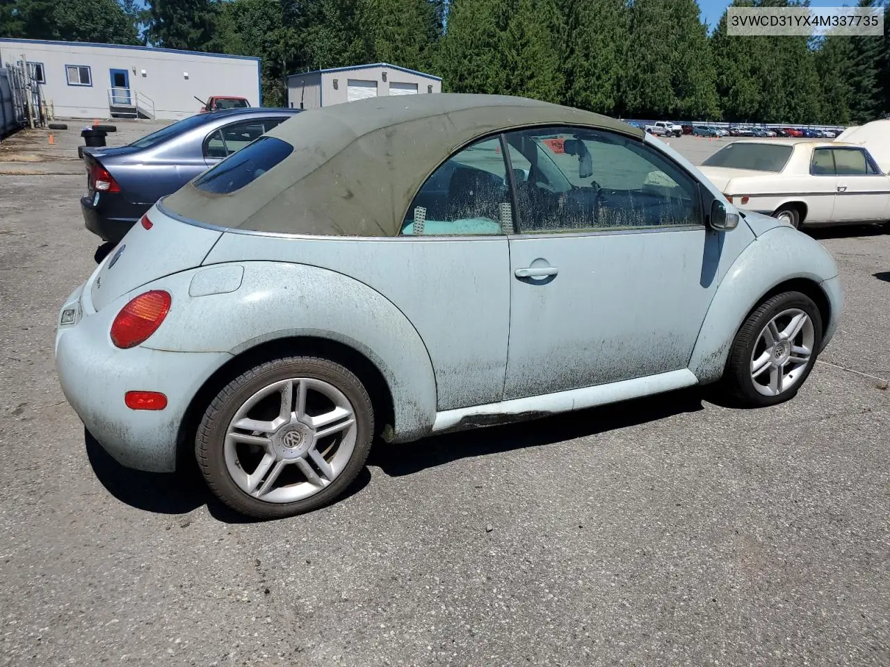 2004 Volkswagen New Beetle Gls VIN: 3VWCD31YX4M337735 Lot: 62219055