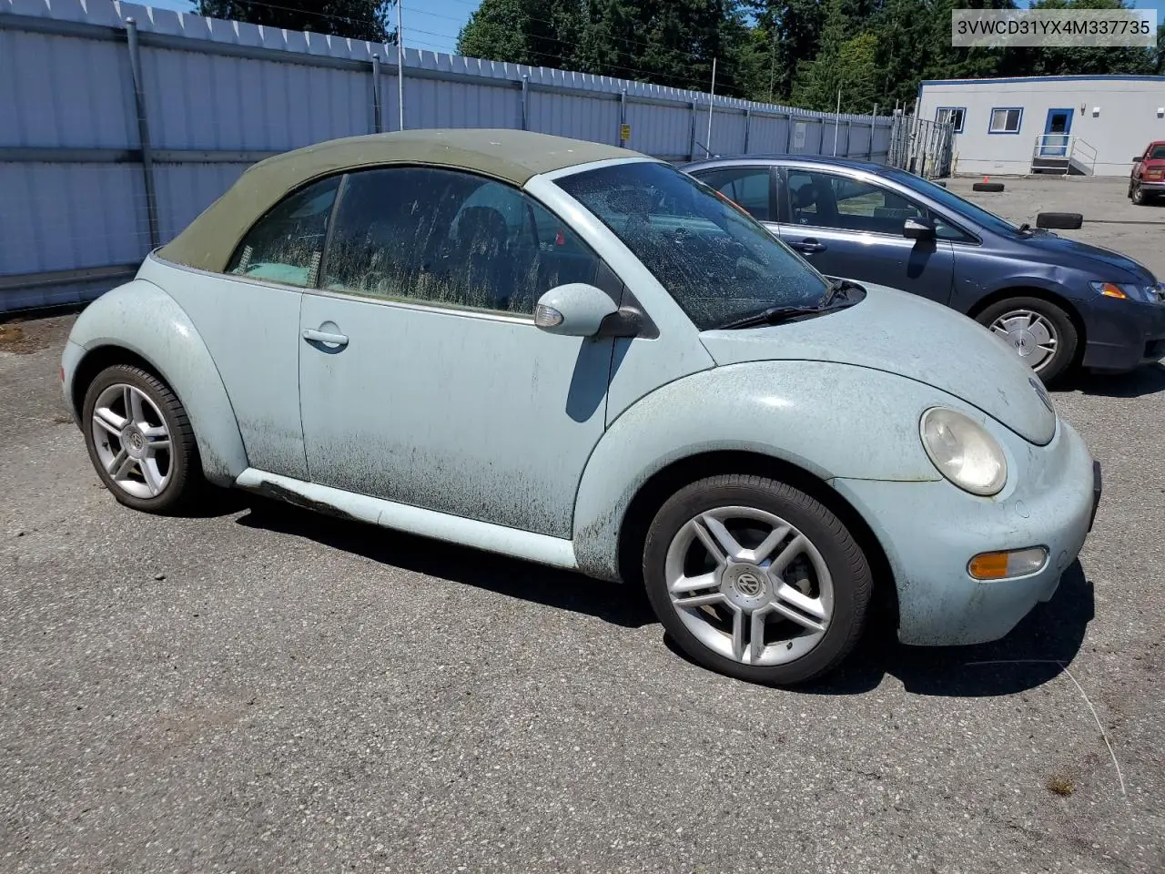 2004 Volkswagen New Beetle Gls VIN: 3VWCD31YX4M337735 Lot: 62219055
