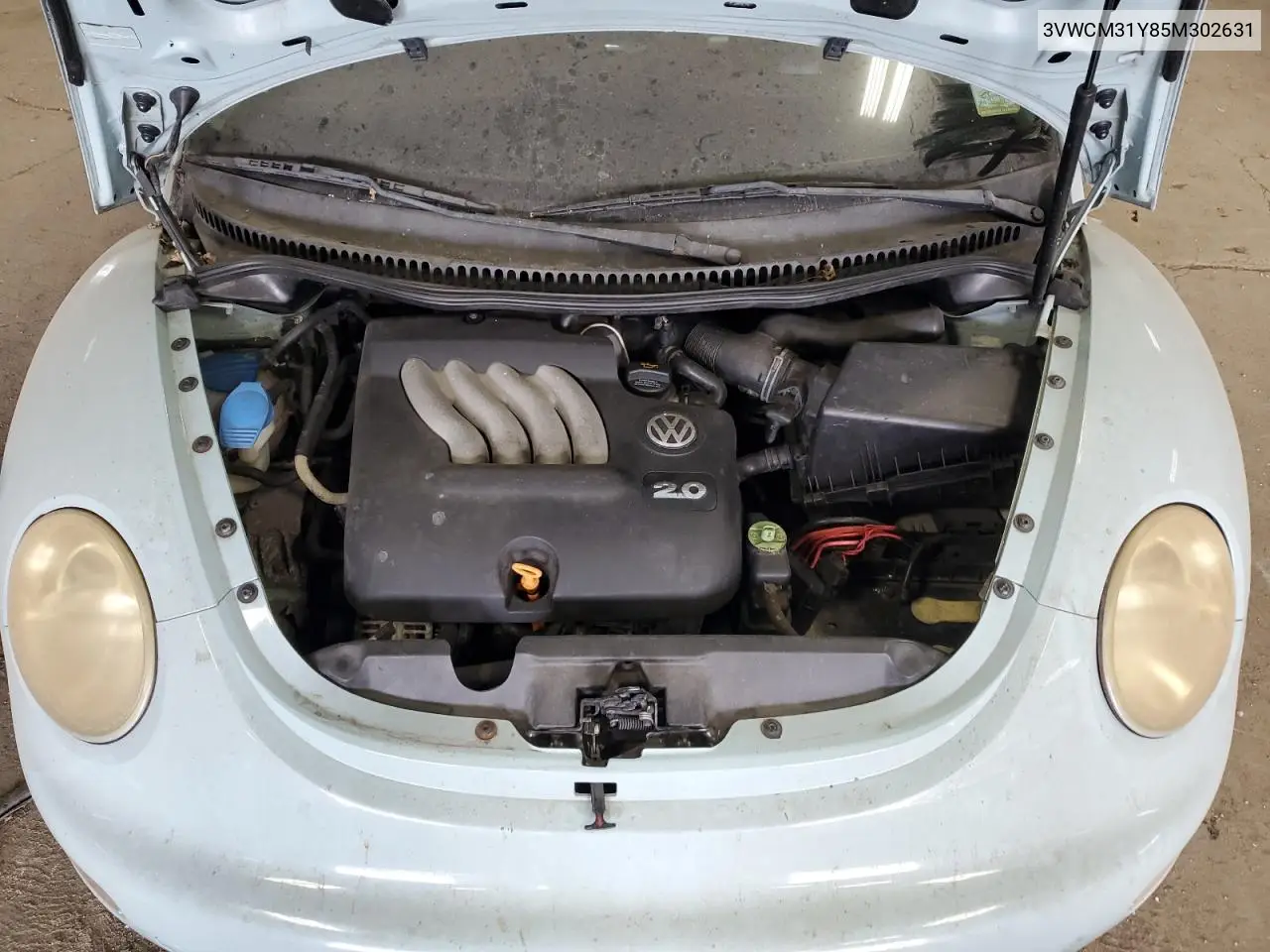 2005 Volkswagen New Beetle Gls VIN: 3VWCM31Y85M302631 Lot: 56536005