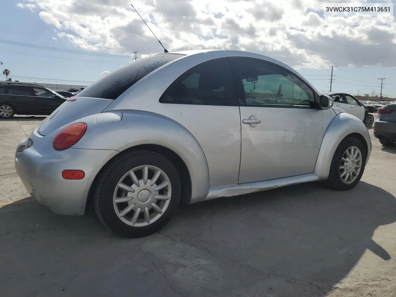 2005 Volkswagen New Beetle Gls VIN: 3VWCK31C75M413651 Lot: 57092005