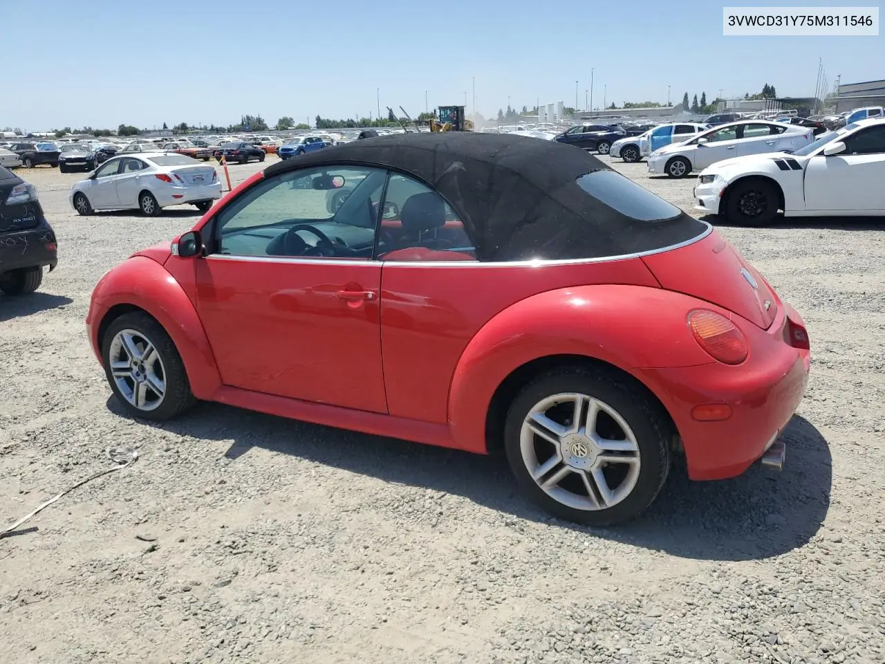 2005 Volkswagen New Beetle Gls VIN: 3VWCD31Y75M311546 Lot: 61877105