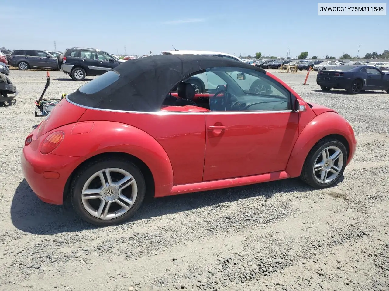 2005 Volkswagen New Beetle Gls VIN: 3VWCD31Y75M311546 Lot: 61877105