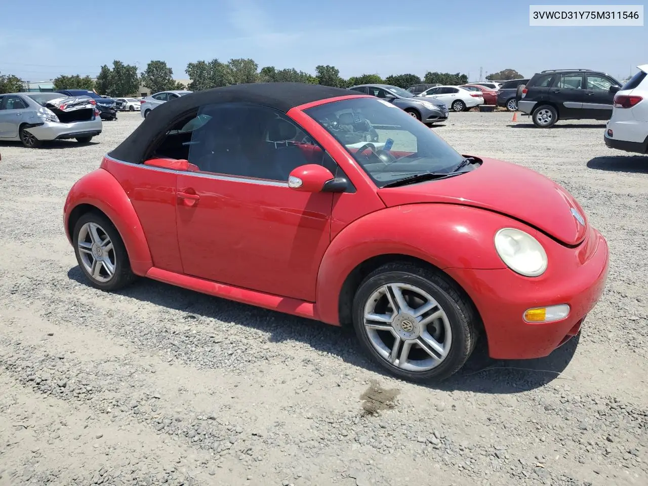 2005 Volkswagen New Beetle Gls VIN: 3VWCD31Y75M311546 Lot: 61877105
