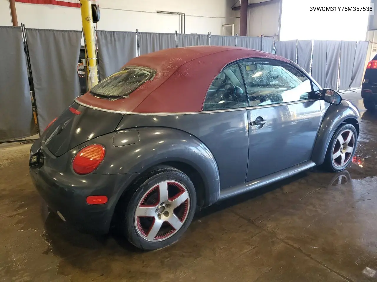 2005 Volkswagen New Beetle Gls VIN: 3VWCM31Y75M357538 Lot: 62151645
