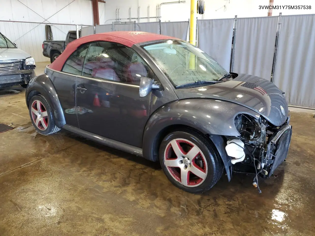 2005 Volkswagen New Beetle Gls VIN: 3VWCM31Y75M357538 Lot: 62151645