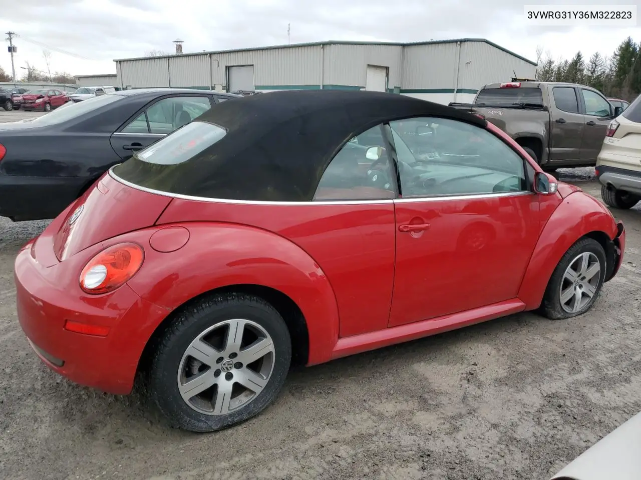 2006 Volkswagen New Beetle Convertible Option Package 1 VIN: 3VWRG31Y36M322823 Lot: 50880085