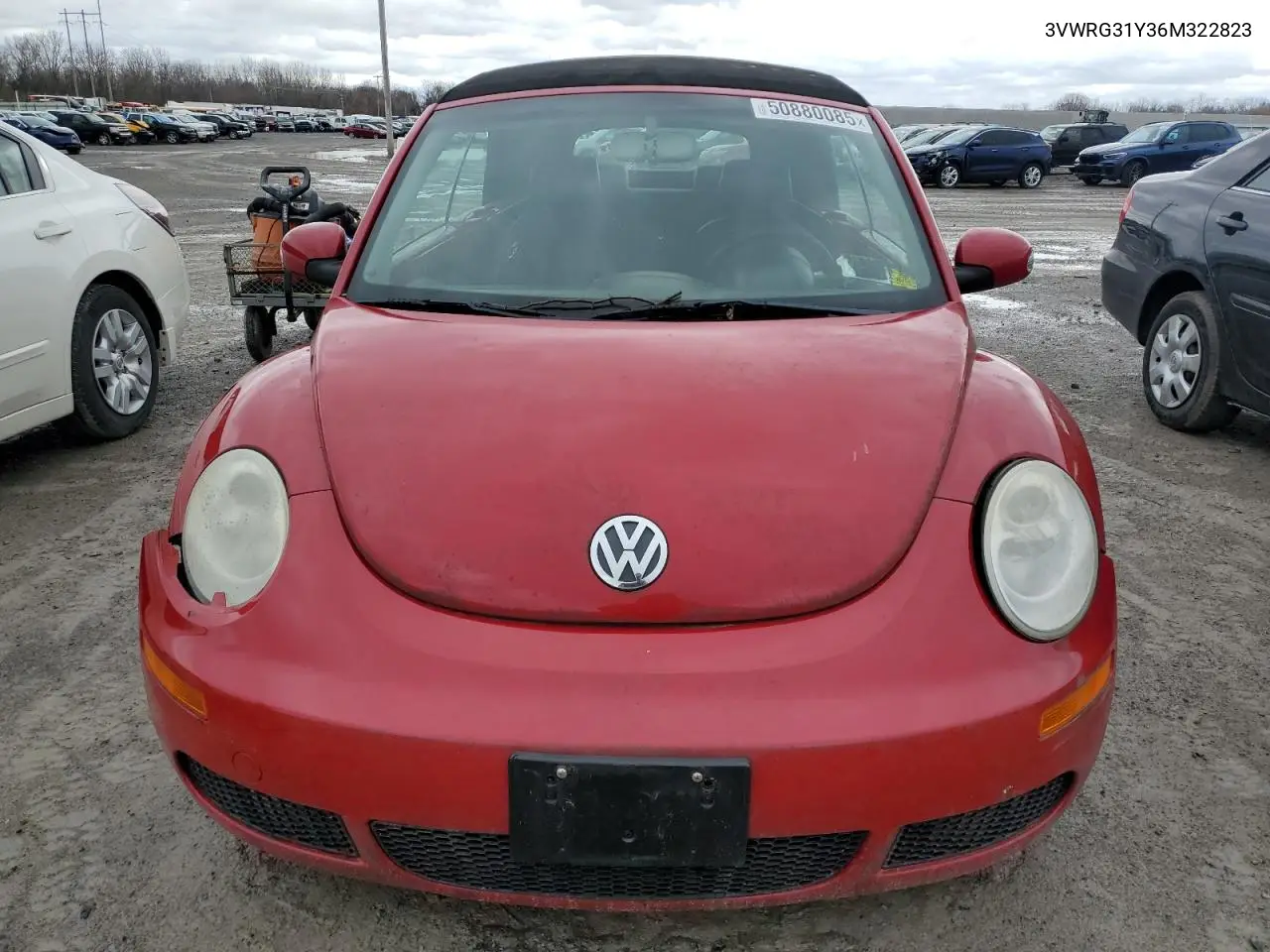 2006 Volkswagen New Beetle Convertible Option Package 1 VIN: 3VWRG31Y36M322823 Lot: 50880085