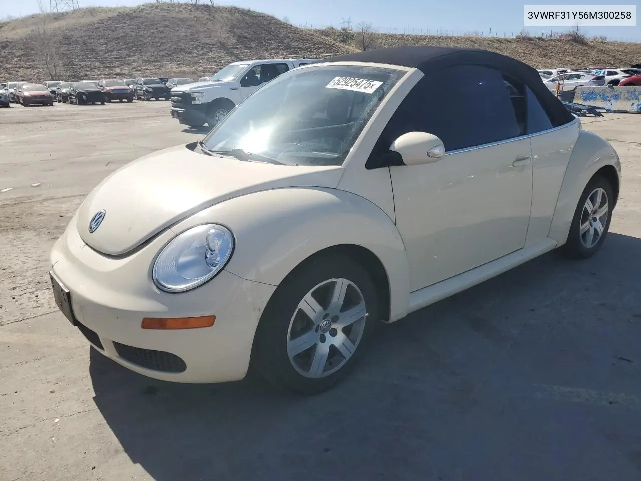 2006 Volkswagen New Beetle Convertible Option Package 1 VIN: 3VWRF31Y56M300258 Lot: 52925475