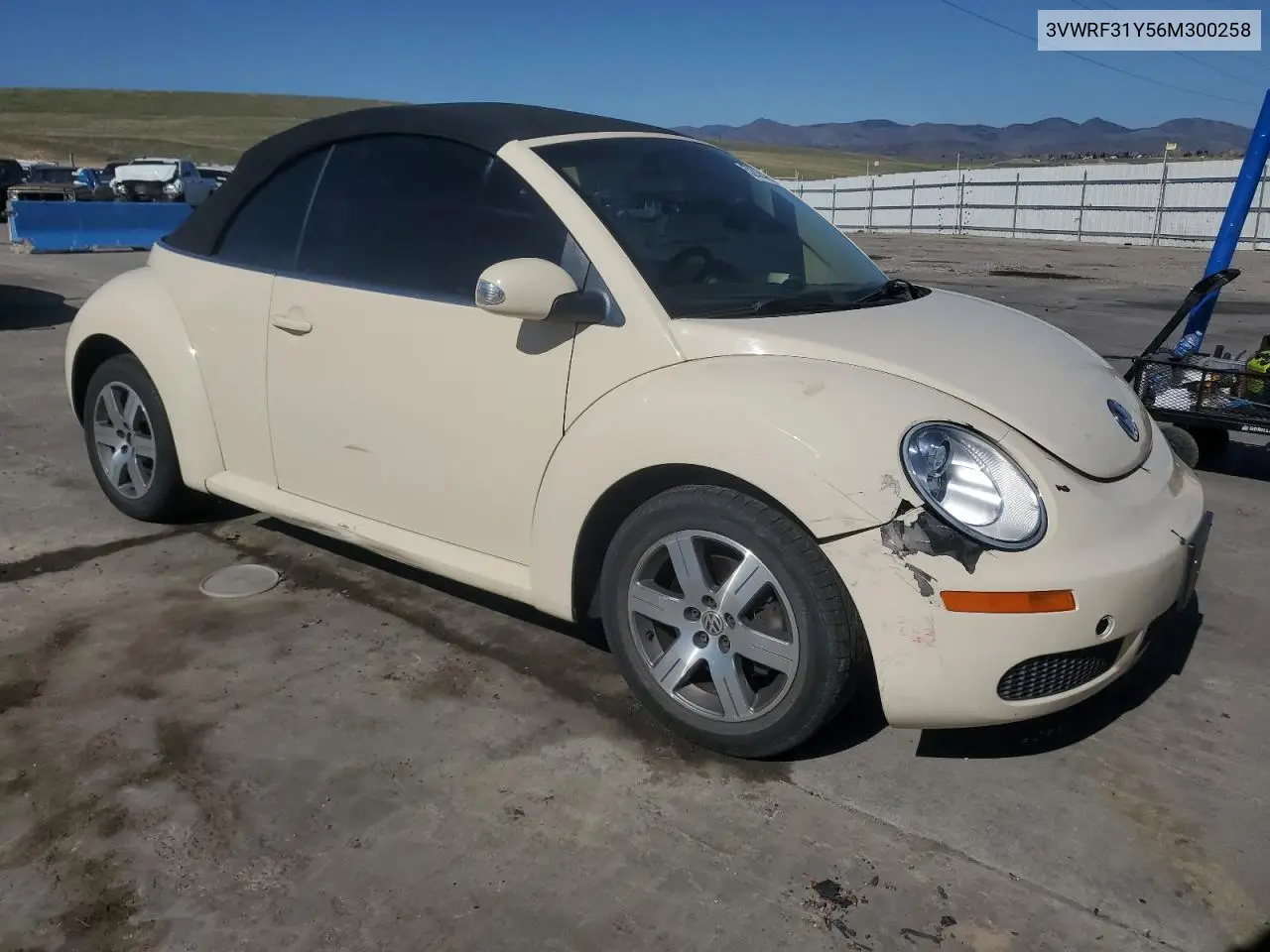 2006 Volkswagen New Beetle Convertible Option Package 1 VIN: 3VWRF31Y56M300258 Lot: 52925475