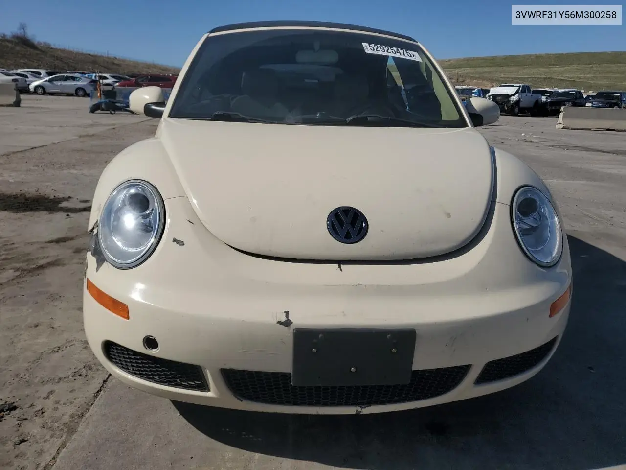 2006 Volkswagen New Beetle Convertible Option Package 1 VIN: 3VWRF31Y56M300258 Lot: 52925475