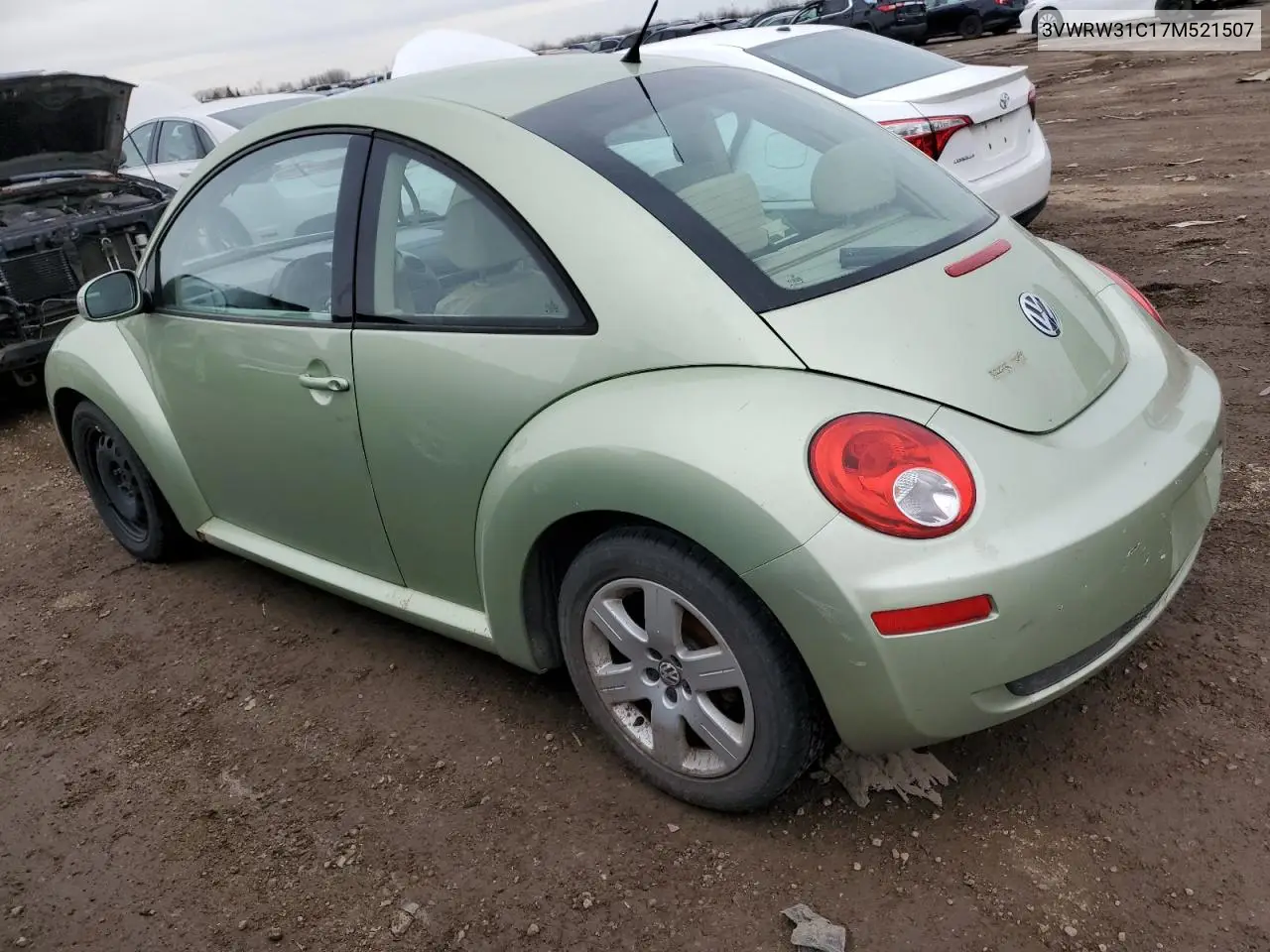 2007 Volkswagen New Beetle 2.5L Option Package 1 VIN: 3VWRW31C17M521507 Lot: 51694315