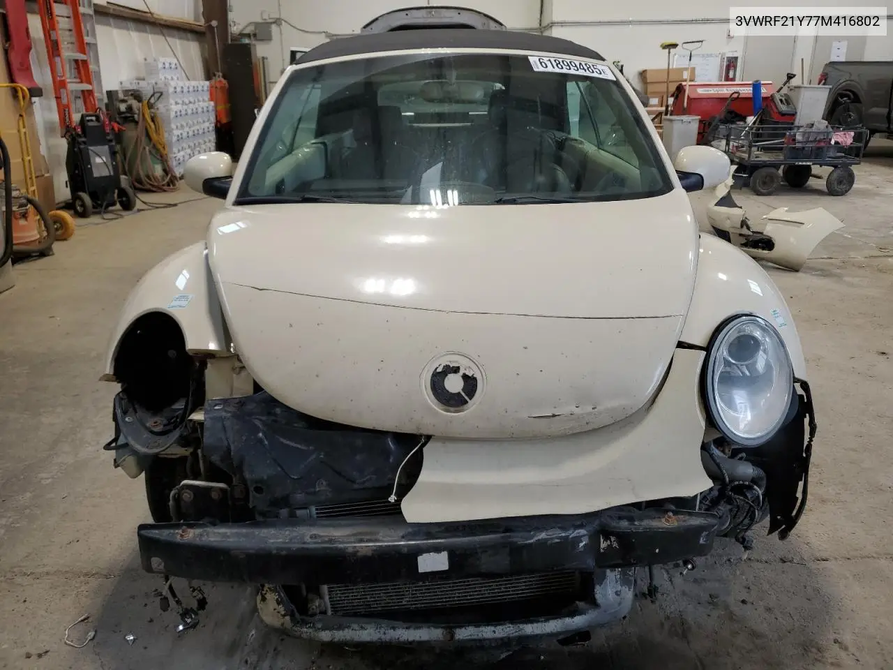 2007 Volkswagen New Beetle 2.5L Luxury VIN: 3VWRF21Y77M416802 Lot: 61899485