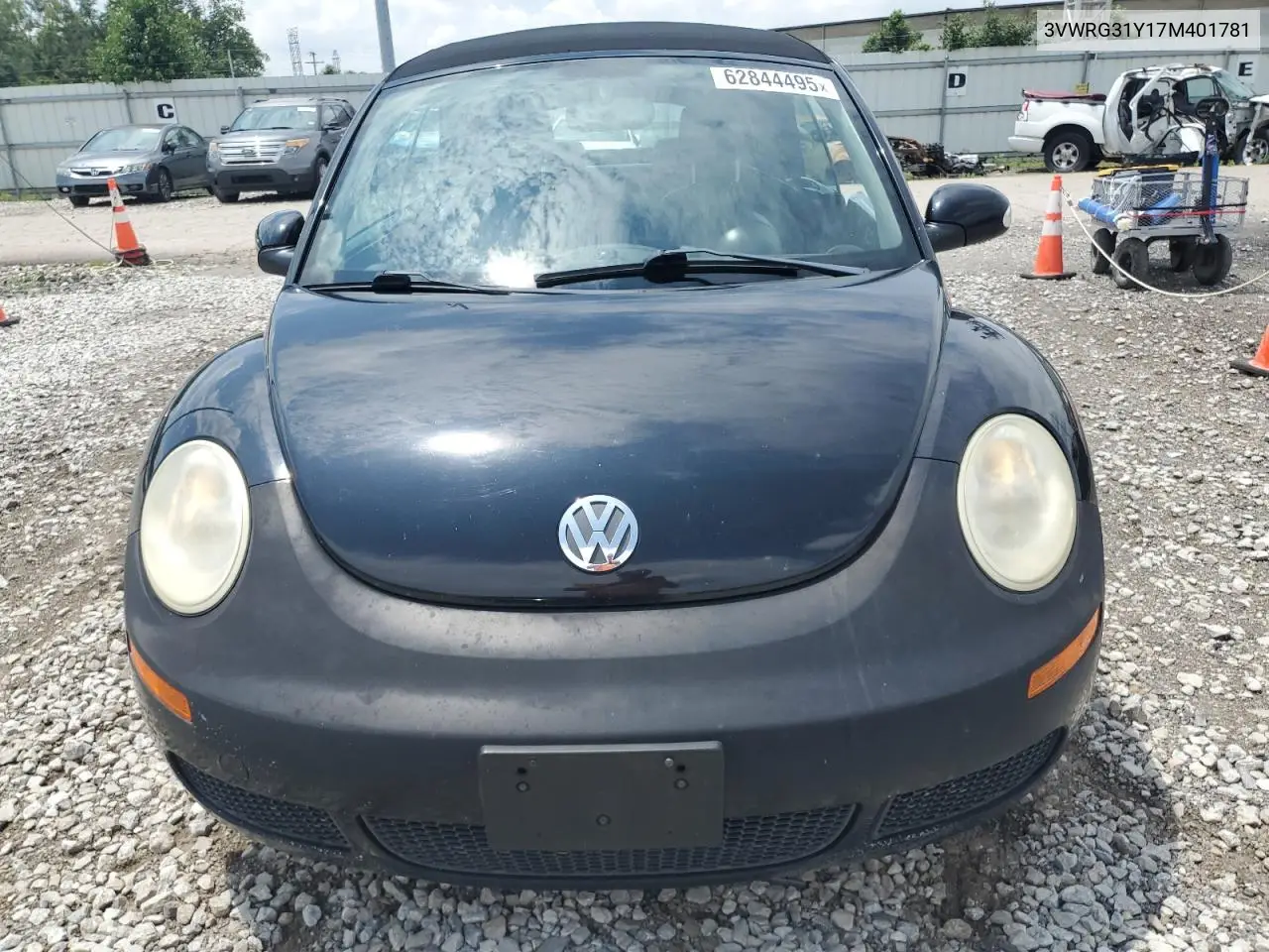 2007 Volkswagen New Beetle Convertible Option Package 1 VIN: 3VWRG31Y17M401781 Lot: 62844495