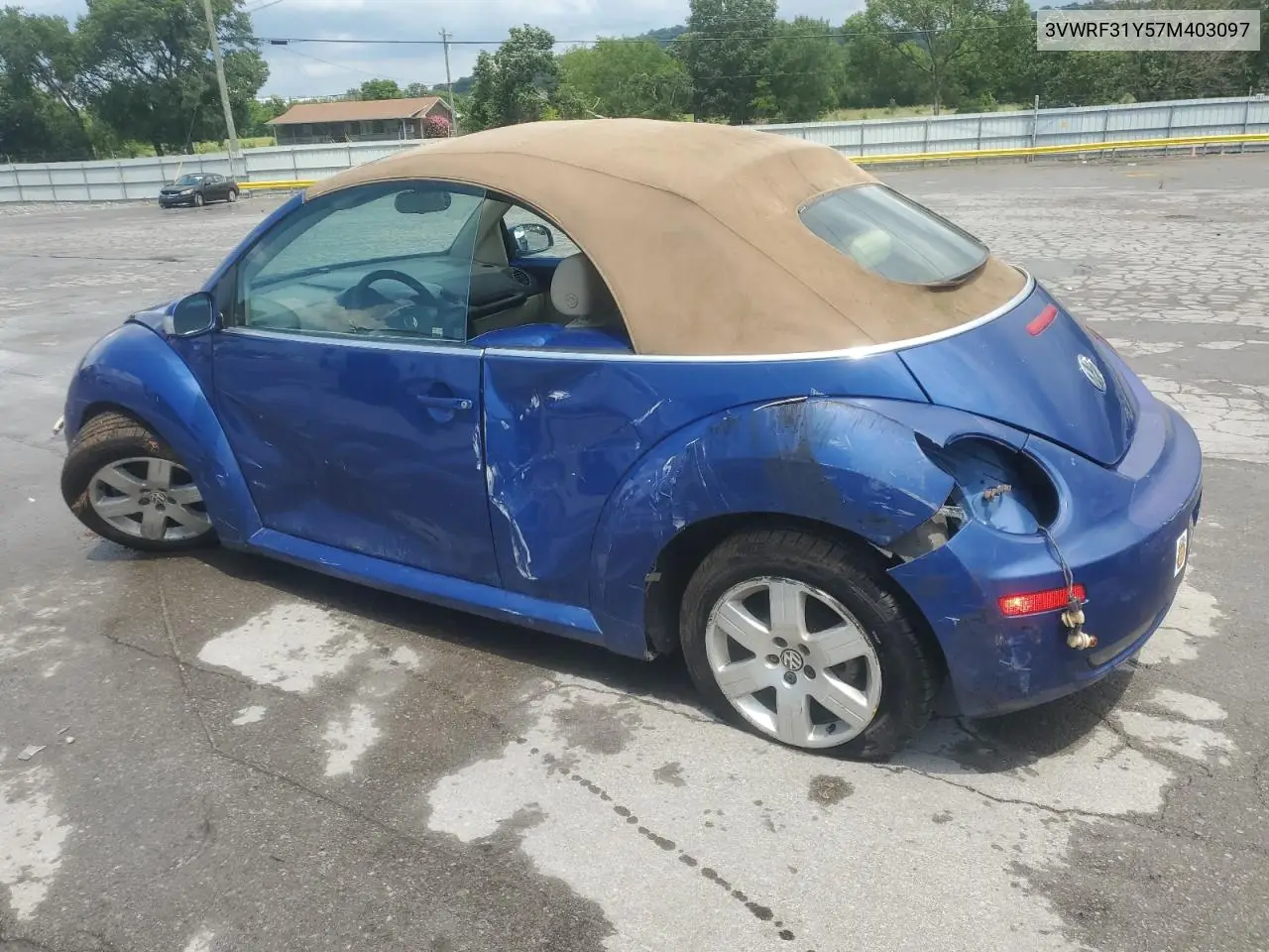 2007 Volkswagen New Beetle Convertible Option Package 1 VIN: 3VWRF31Y57M403097 Lot: 62867205