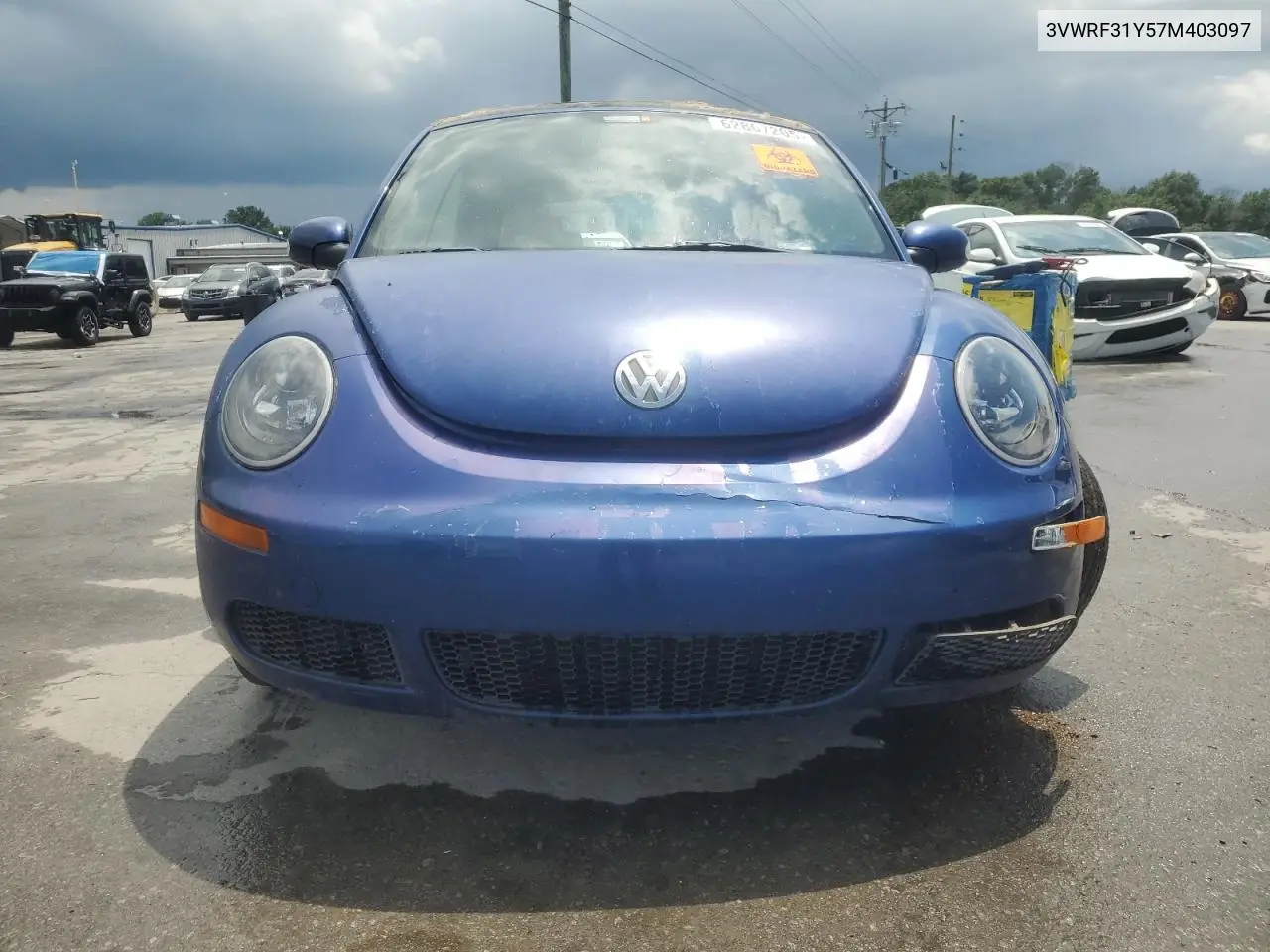 2007 Volkswagen New Beetle Convertible Option Package 1 VIN: 3VWRF31Y57M403097 Lot: 62867205