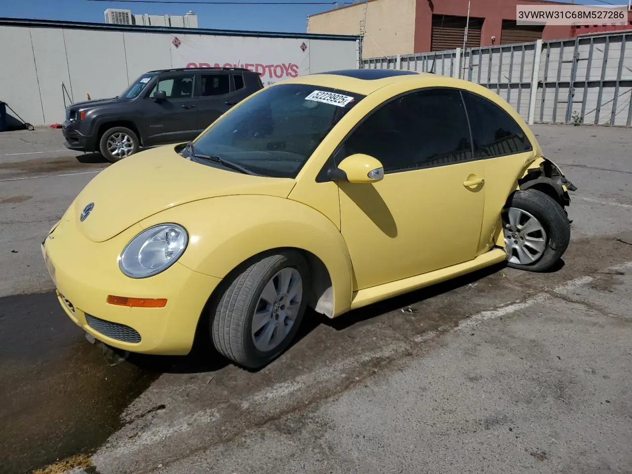 2008 Volkswagen New Beetle S VIN: 3VWRW31C68M527286 Lot: 52229925