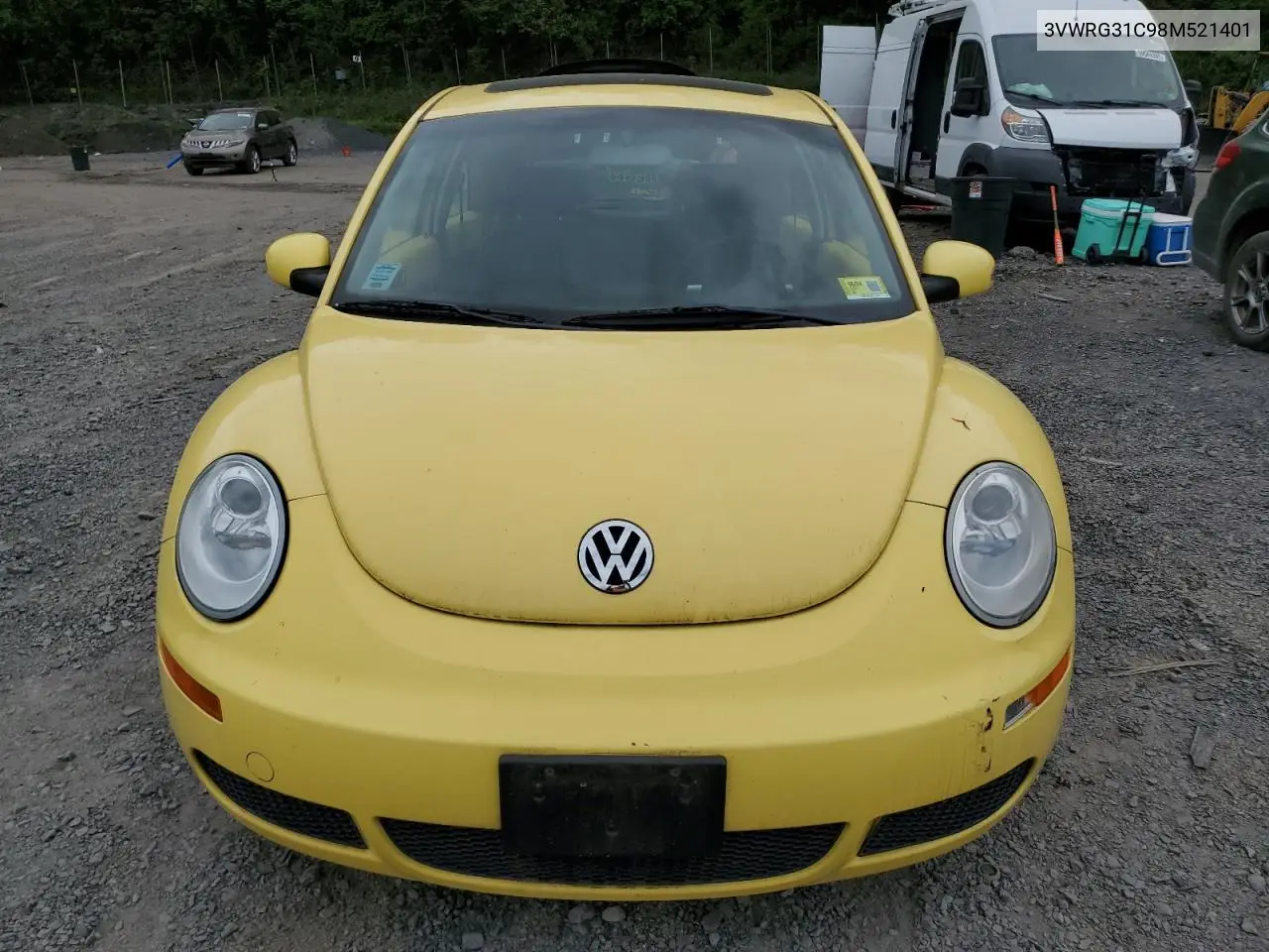 2008 Volkswagen New Beetle S VIN: 3VWRG31C98M521401 Lot: 56681255