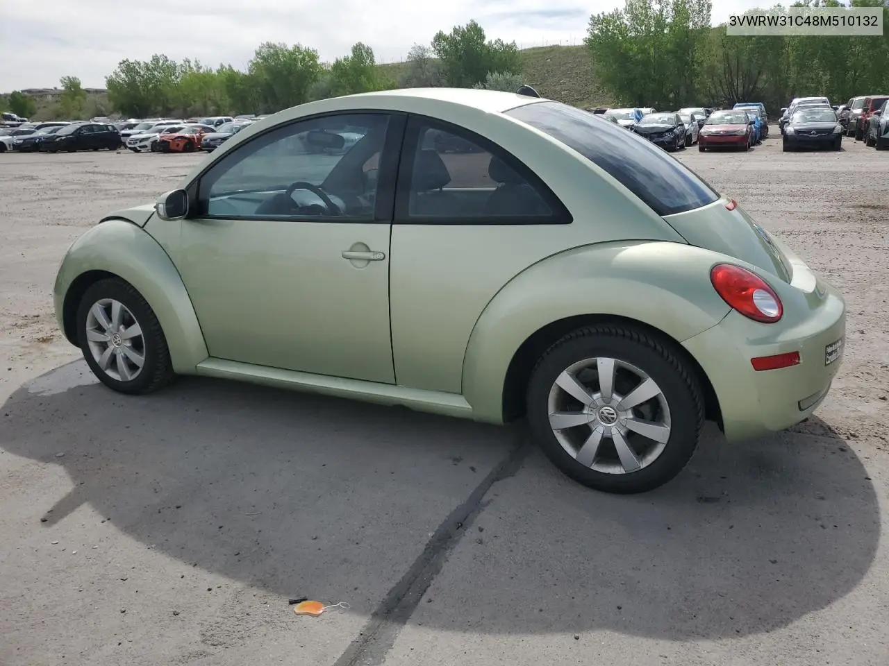 2008 Volkswagen New Beetle S VIN: 3VWRW31C48M510132 Lot: 56692935