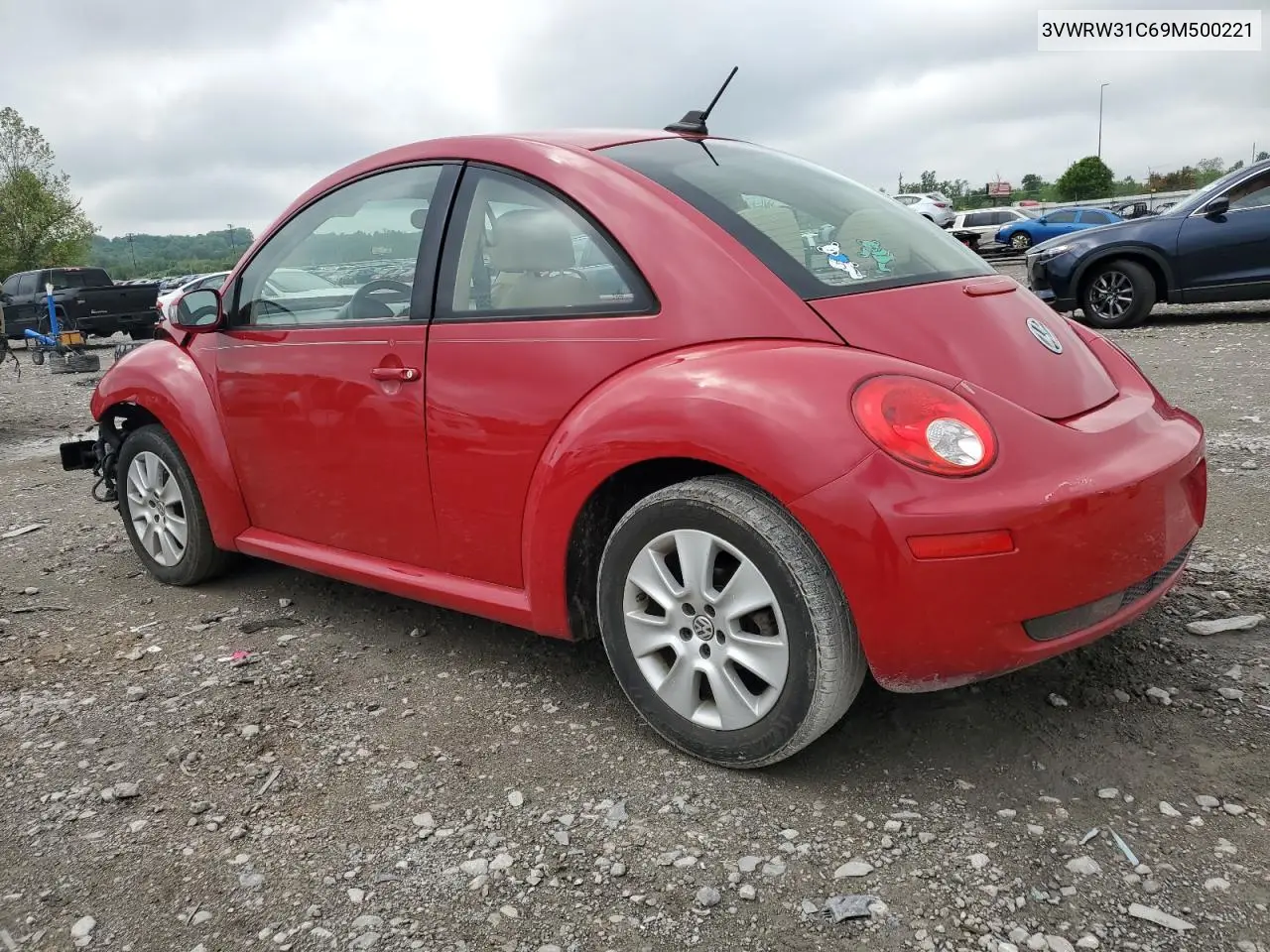 2009 Volkswagen New Beetle S VIN: 3VWRW31C69M500221 Lot: 56473315