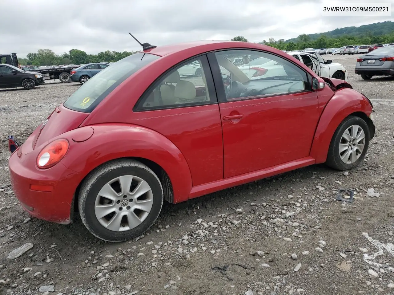 2009 Volkswagen New Beetle S VIN: 3VWRW31C69M500221 Lot: 56473315
