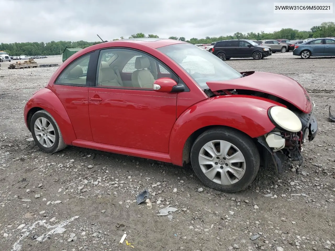 2009 Volkswagen New Beetle S VIN: 3VWRW31C69M500221 Lot: 56473315