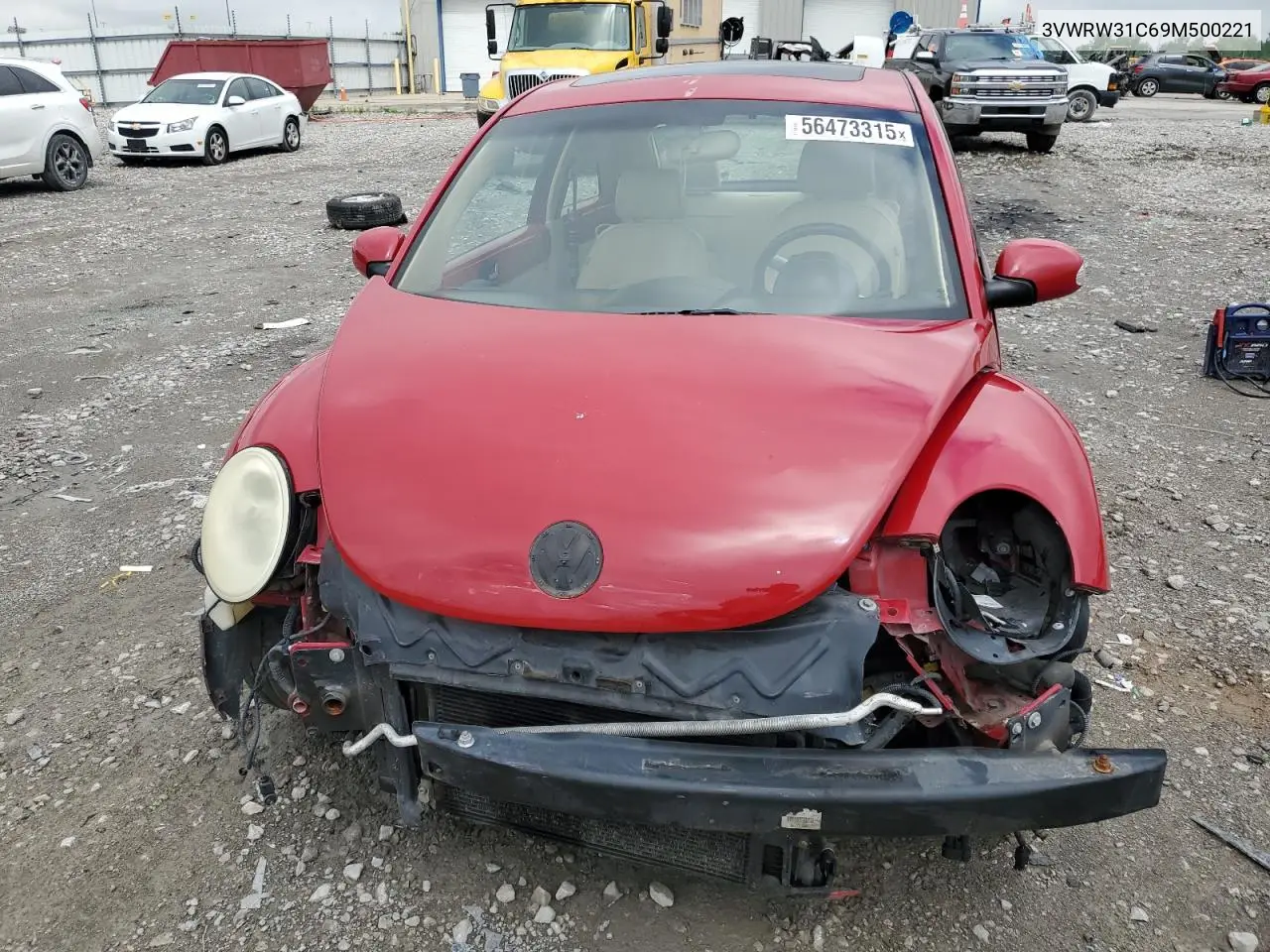 2009 Volkswagen New Beetle S VIN: 3VWRW31C69M500221 Lot: 56473315