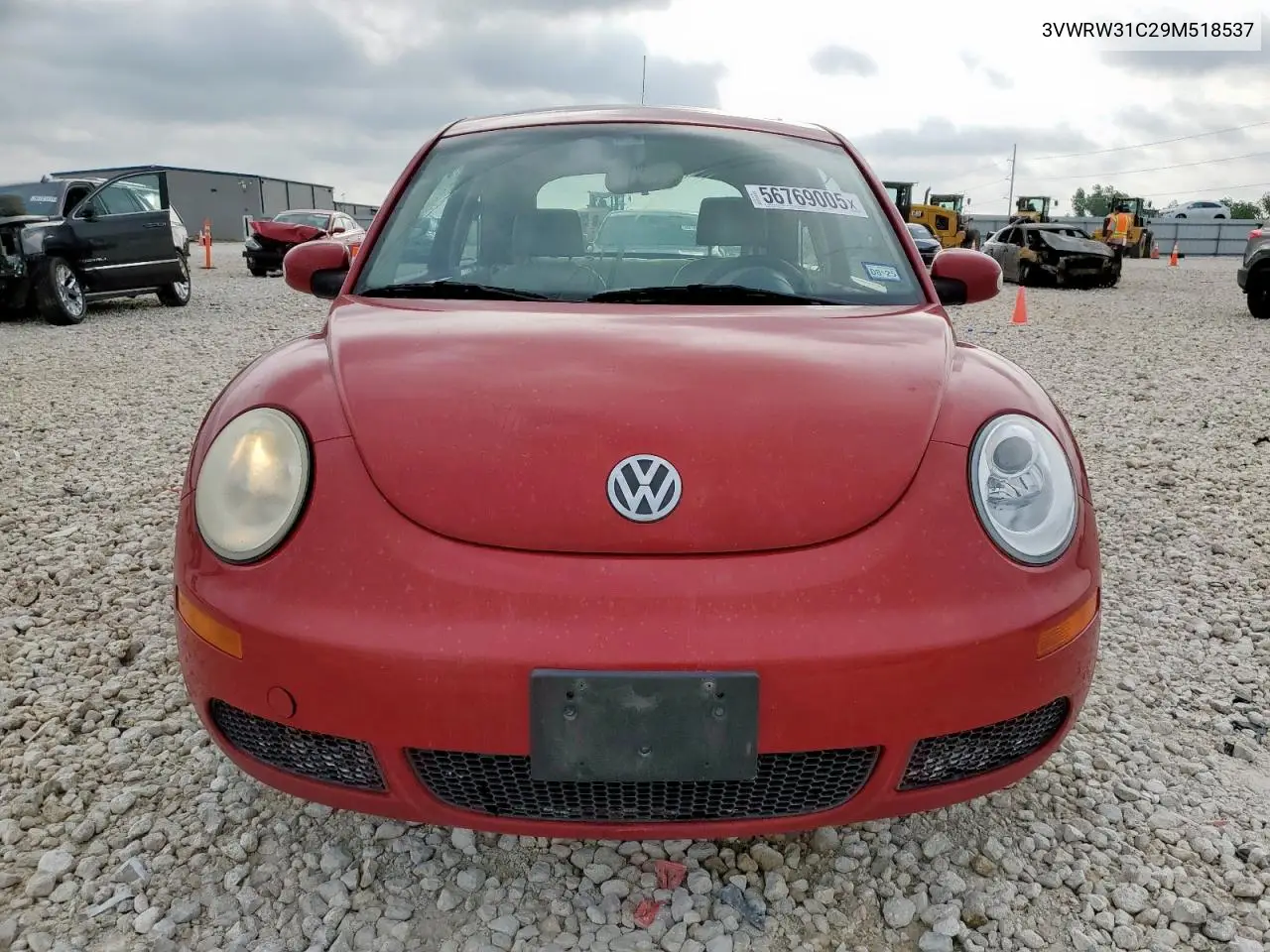 2009 Volkswagen New Beetle S VIN: 3VWRW31C29M518537 Lot: 56769005