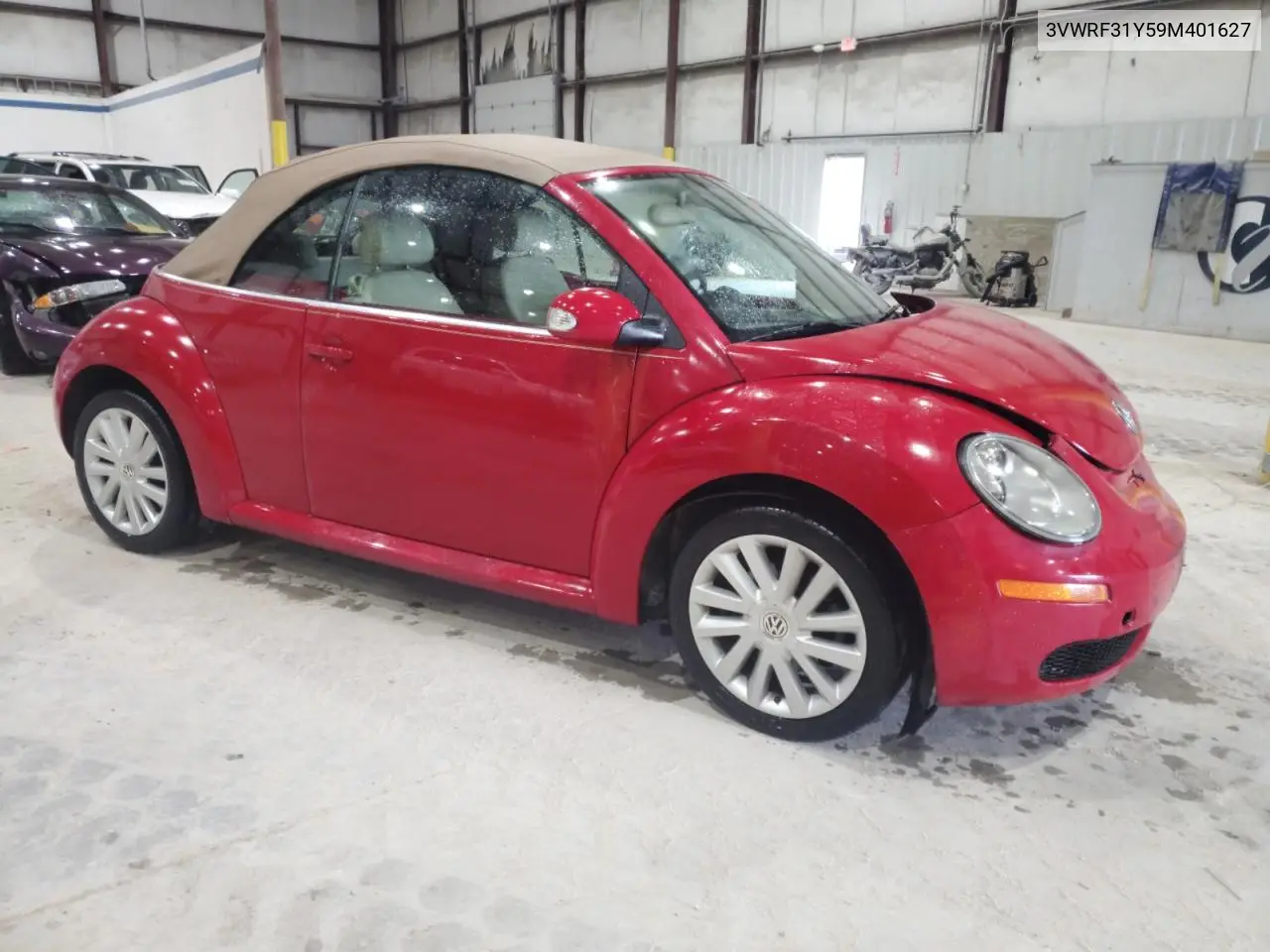 2009 Volkswagen New Beetle S VIN: 3VWRF31Y59M401627 Lot: 60874235