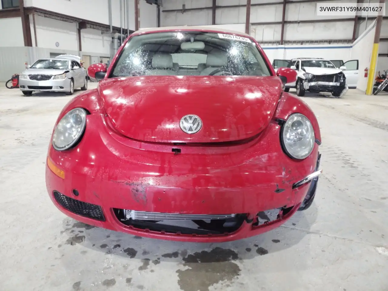 2009 Volkswagen New Beetle S VIN: 3VWRF31Y59M401627 Lot: 60874235