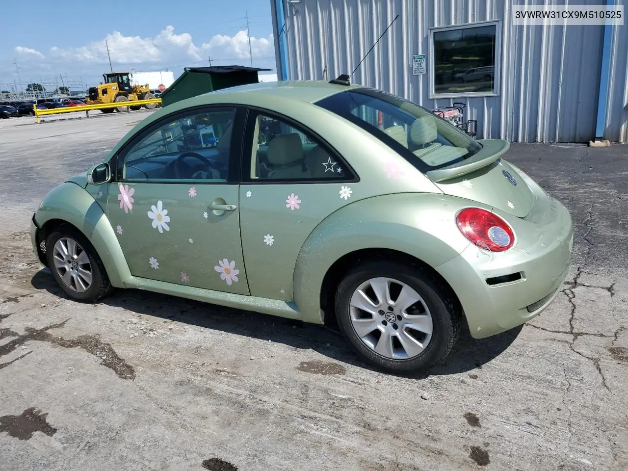 2009 Volkswagen New Beetle S VIN: 3VWRW31CX9M510525 Lot: 60941165