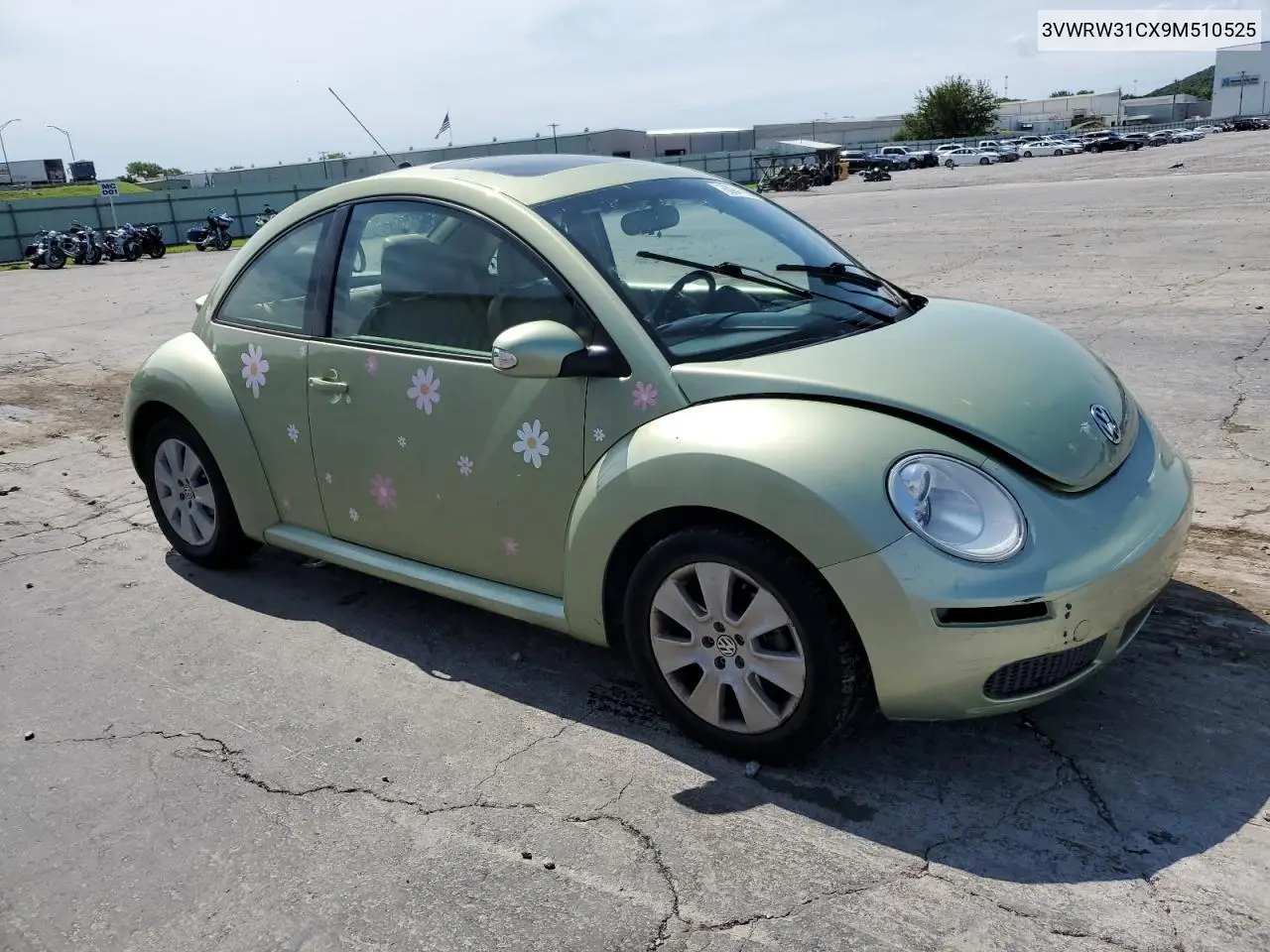 2009 Volkswagen New Beetle S VIN: 3VWRW31CX9M510525 Lot: 60941165