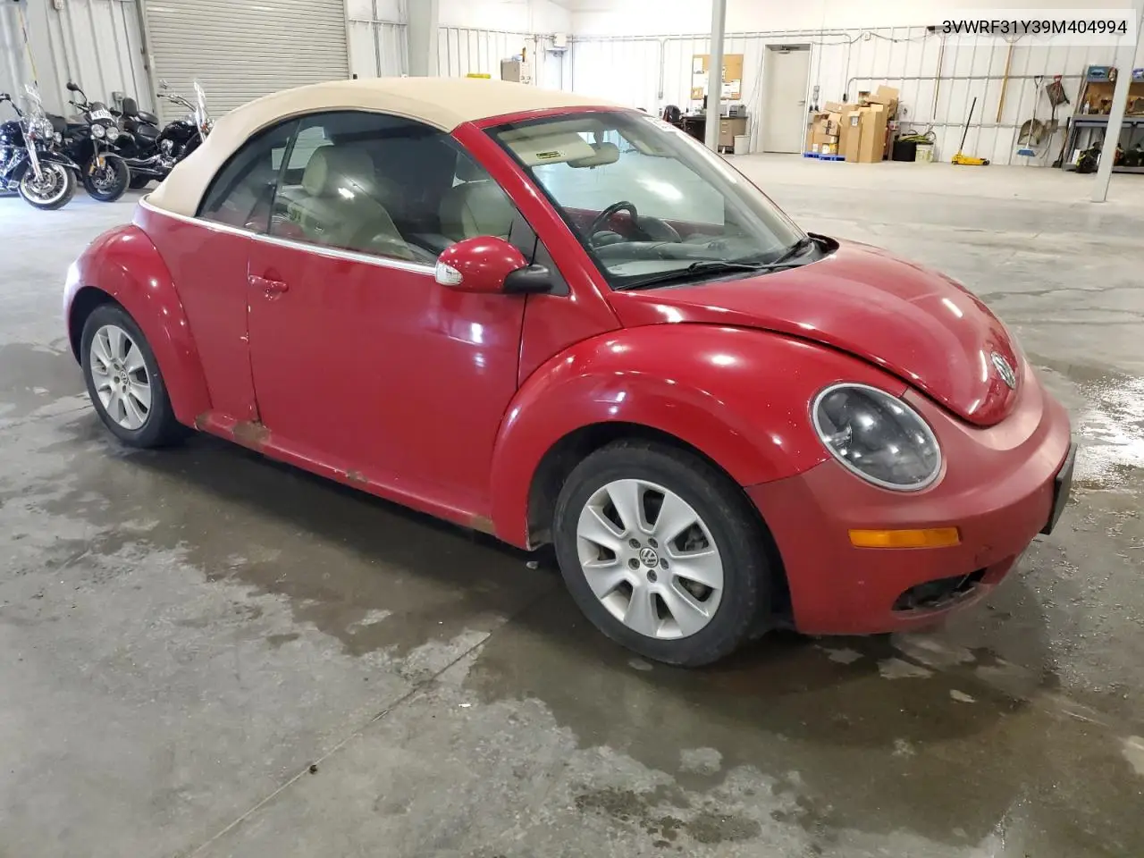 2009 Volkswagen New Beetle S VIN: 3VWRF31Y39M404994 Lot: 62135605