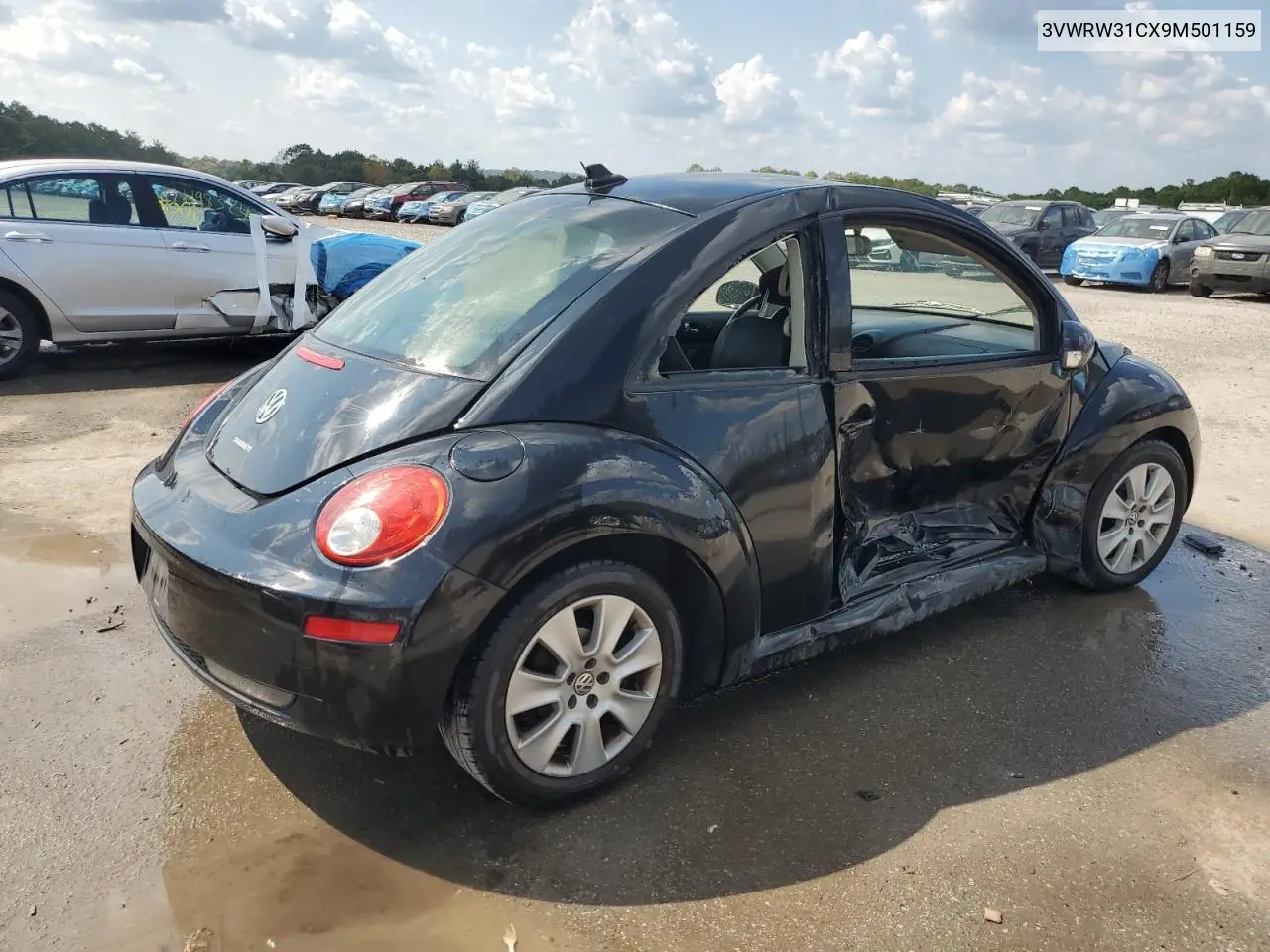 2009 Volkswagen New Beetle S VIN: 3VWRW31CX9M501159 Lot: 72330694