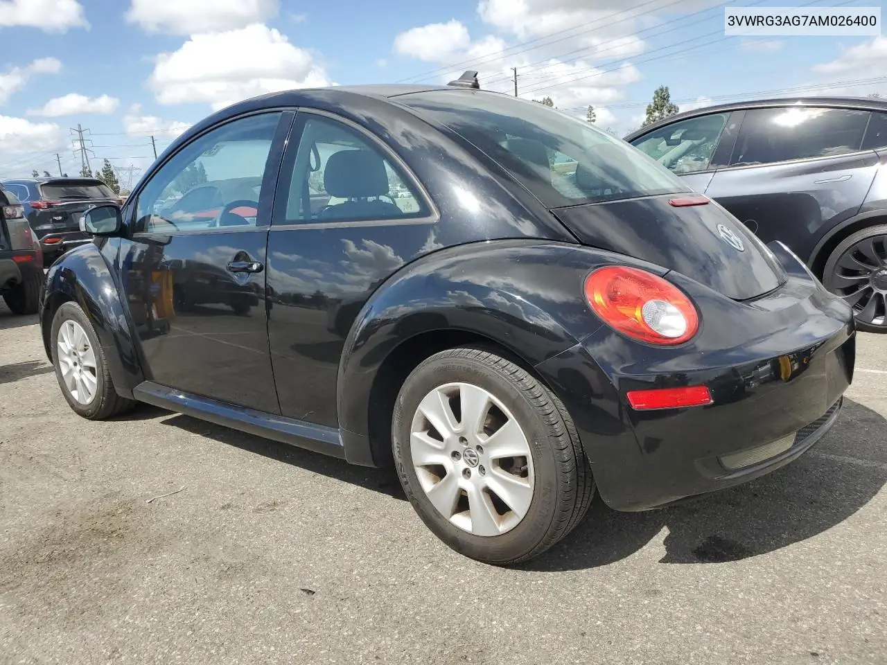 2010 Volkswagen New Beetle VIN: 3VWRG3AG7AM026400 Lot: 56533585