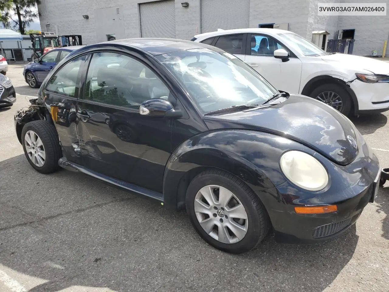 2010 Volkswagen New Beetle VIN: 3VWRG3AG7AM026400 Lot: 56533585